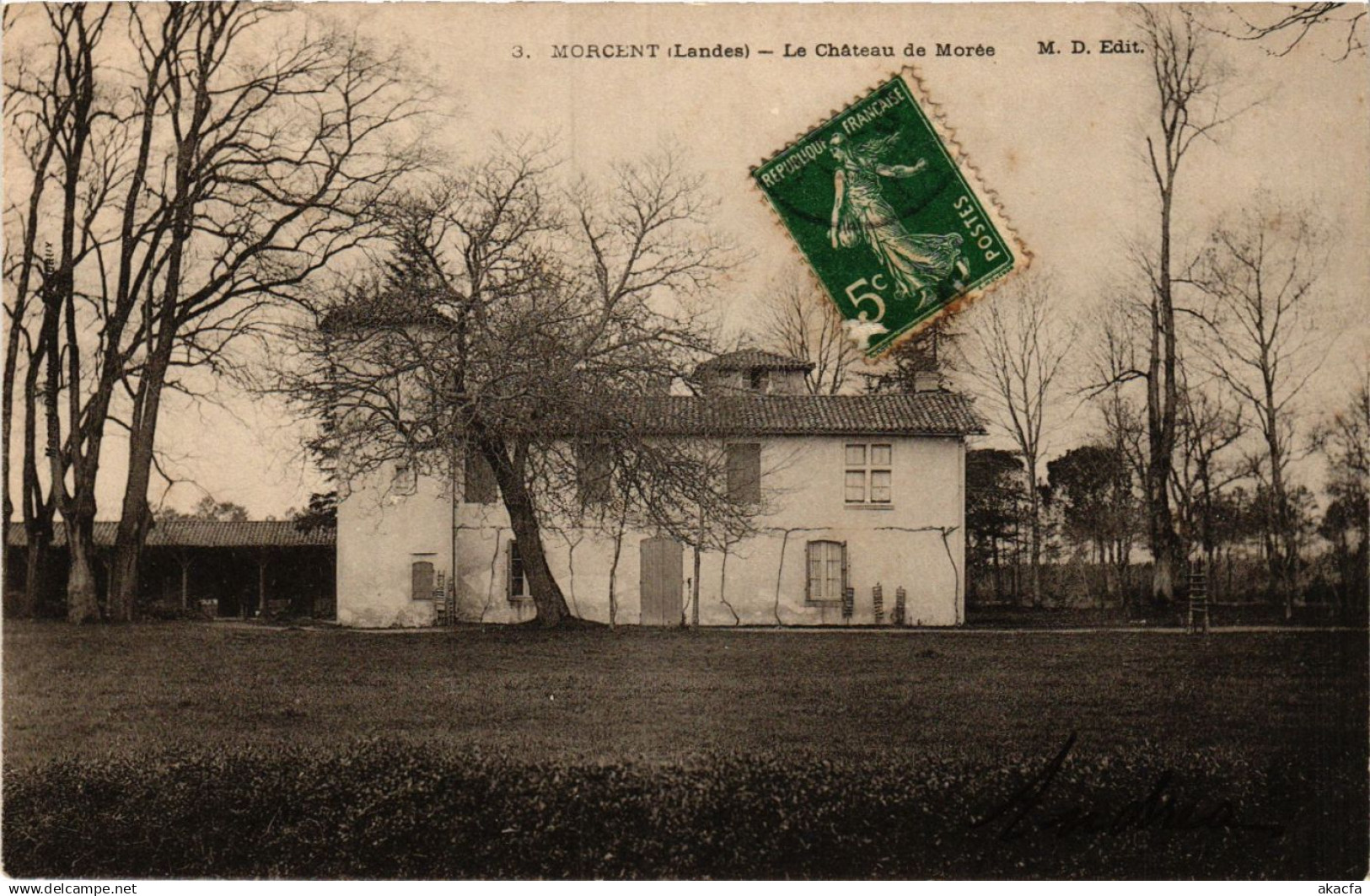 CPA Morcenx - Le Chateau de Morée - Landes (776796)