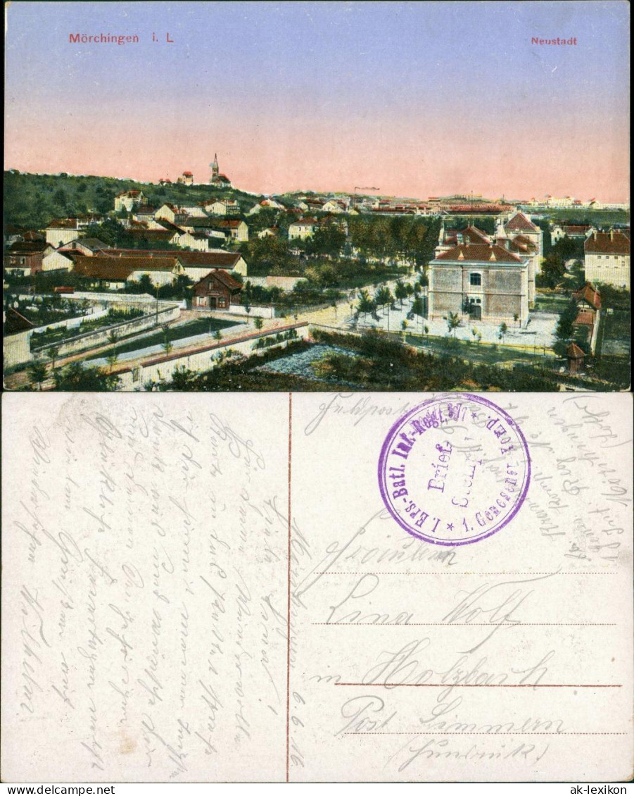 CPA Mörchingen Morhange Neustadt 1916