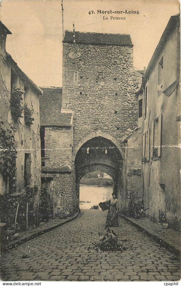 CPA Moret sur Loing La Poterne