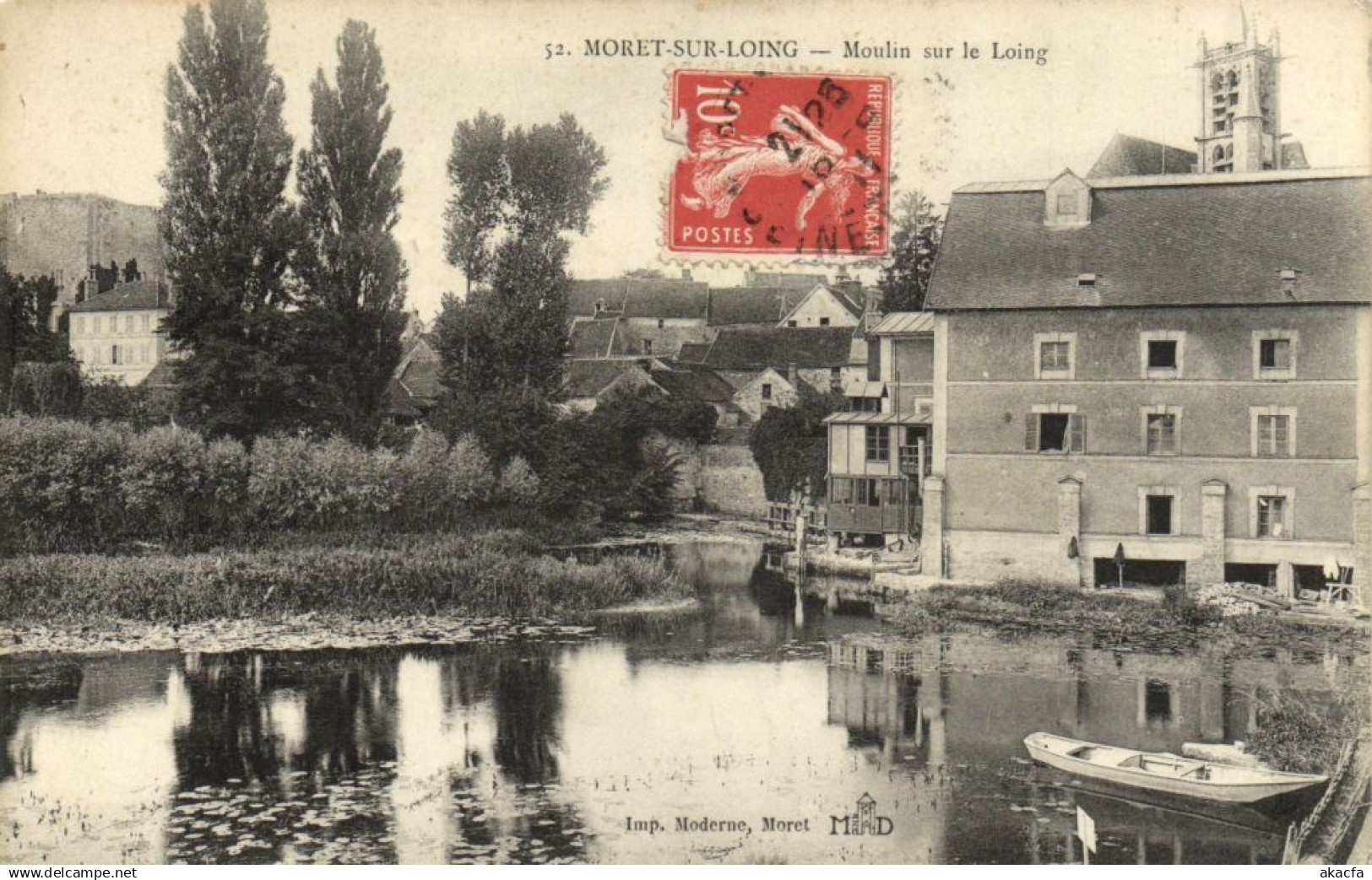 CPA MORET-sur-LOING - Moulin sur le Loing (171135)