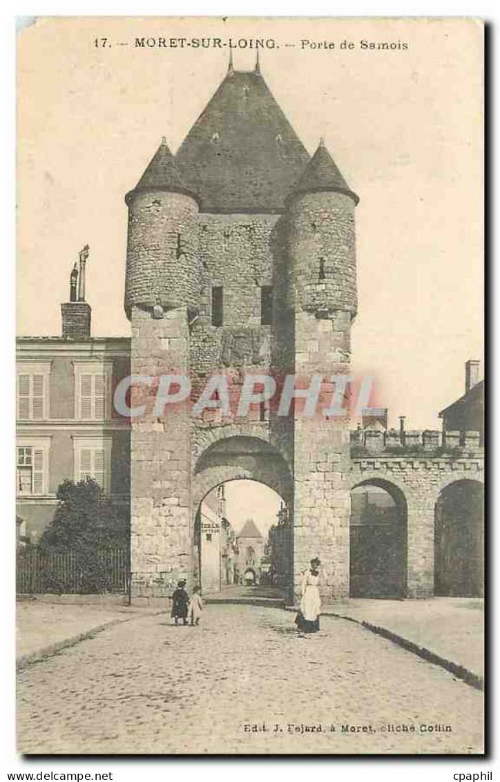 CPA Moret sur Loing Porte de Samois