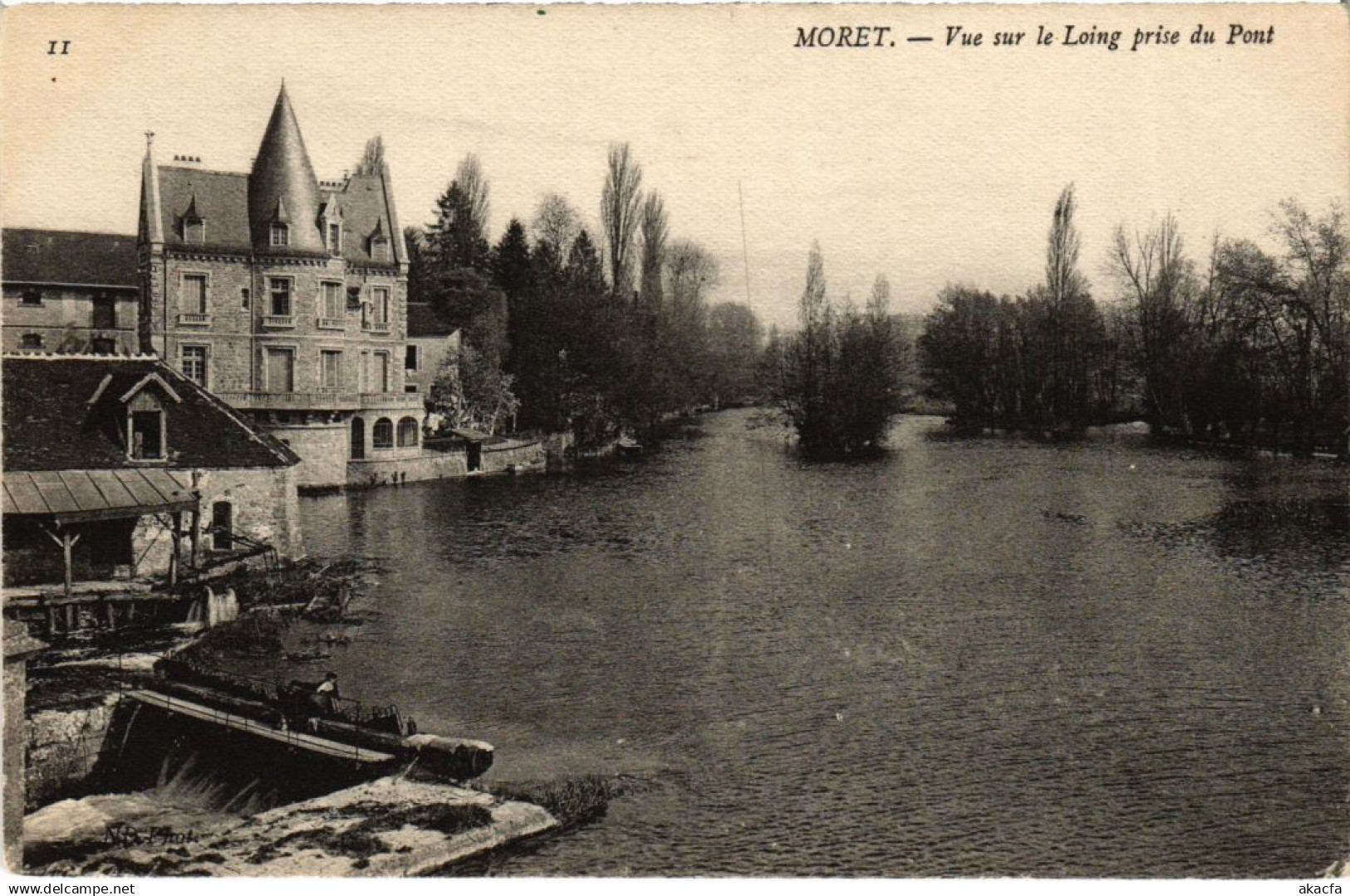 CPA Moret sur Loing vue sur le Loing (1267838)