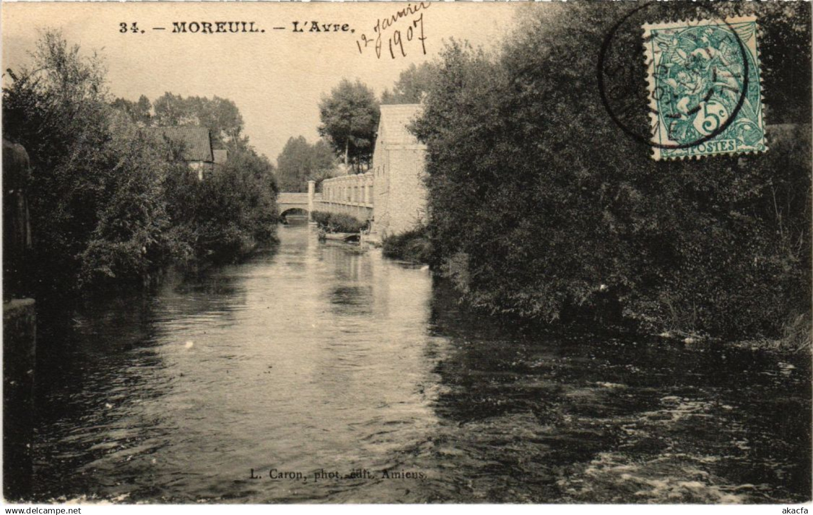 CPA MOREUIL L'Avre (1291790)