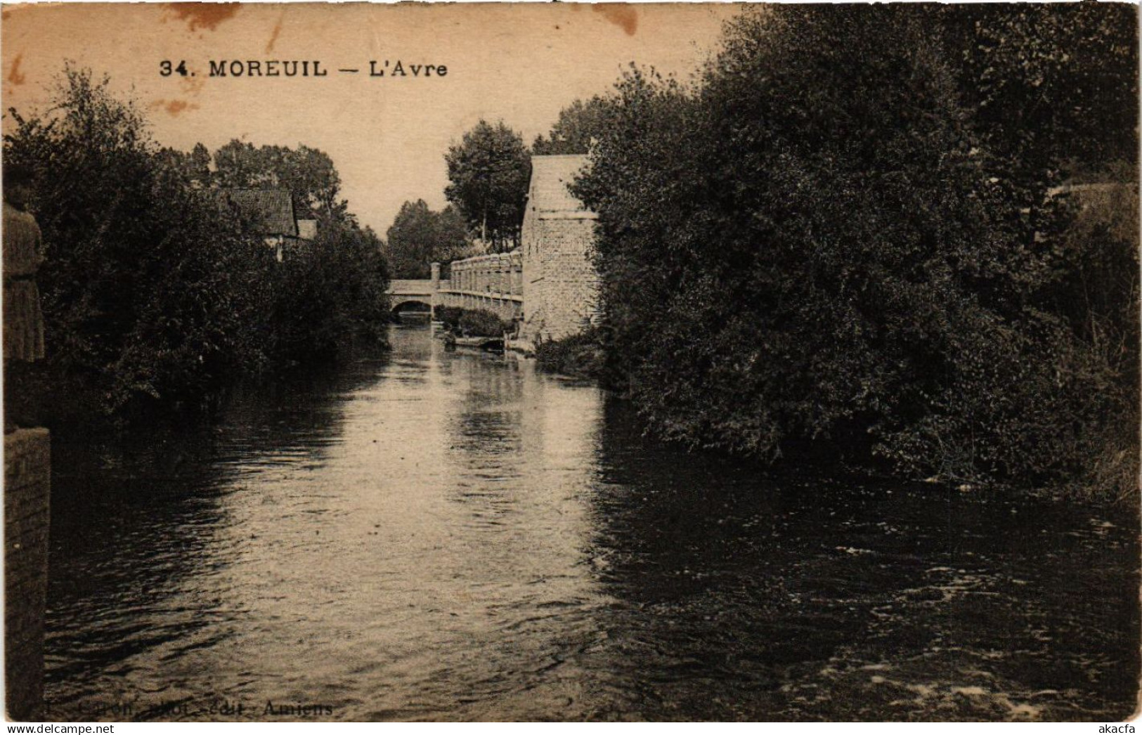 CPA MOREUIL - L'Avre (514752)