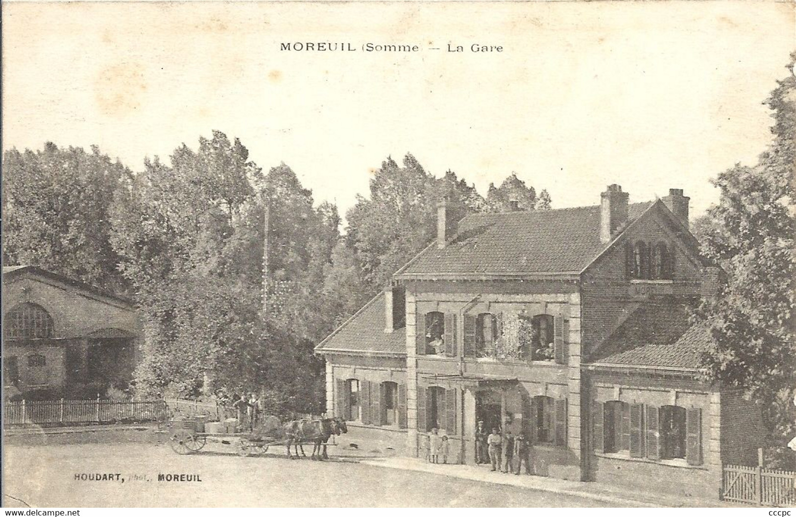 CPA Moreuil La Gare