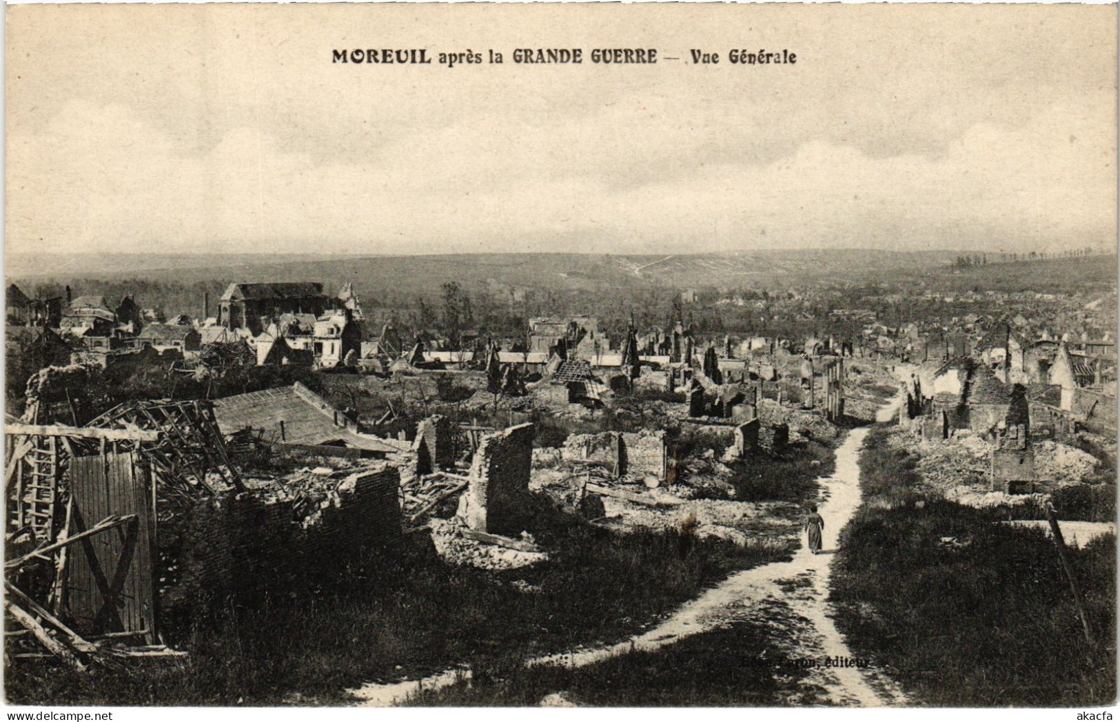 CPA Moreuil vue generale (1498079)