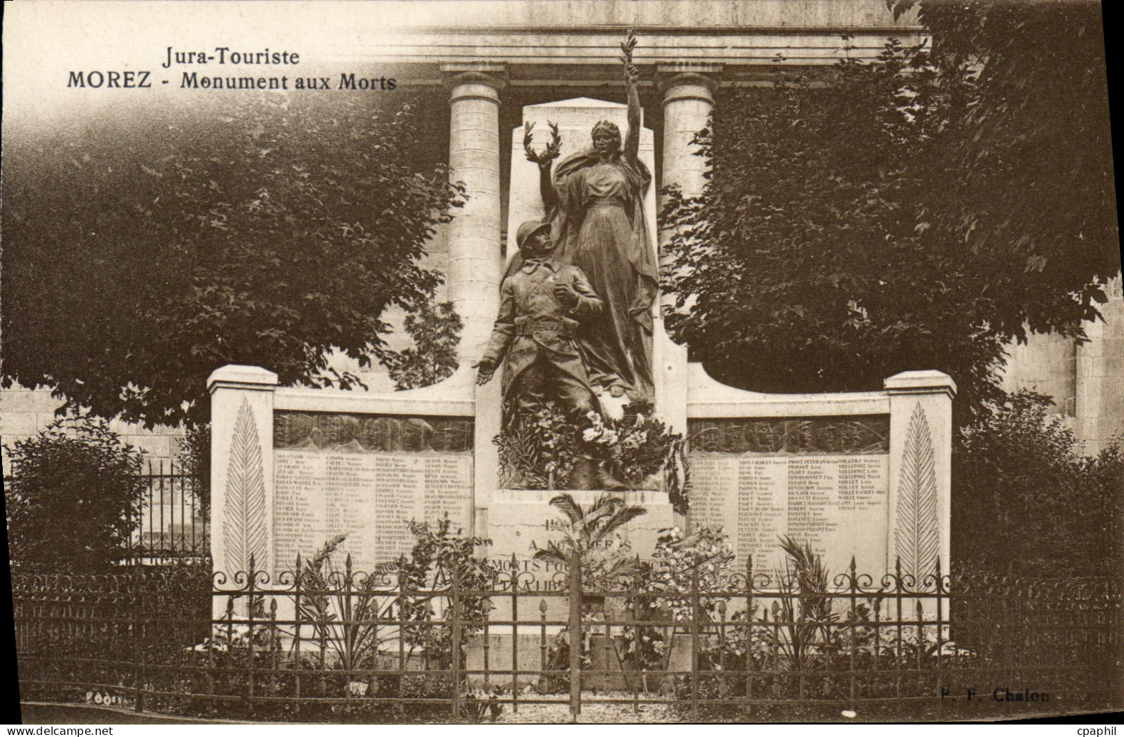 CPA Morez Monument Aux Morts