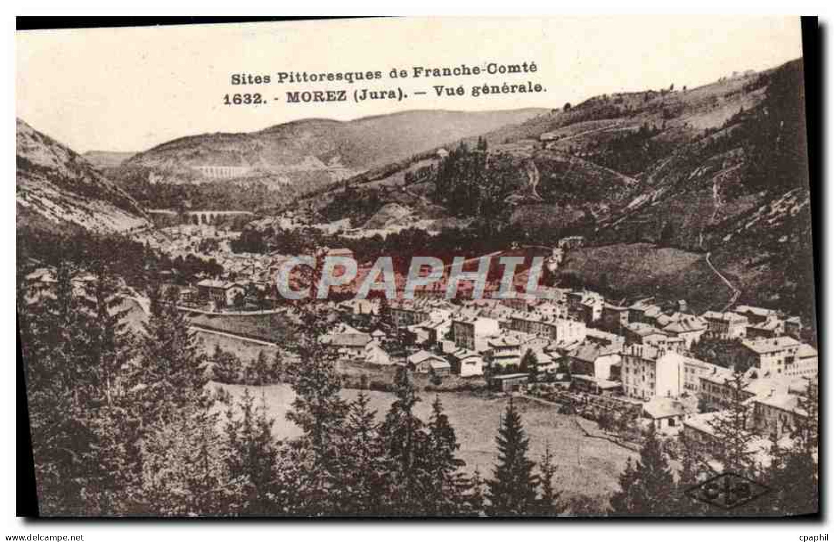 CPA Morez Vue Generale