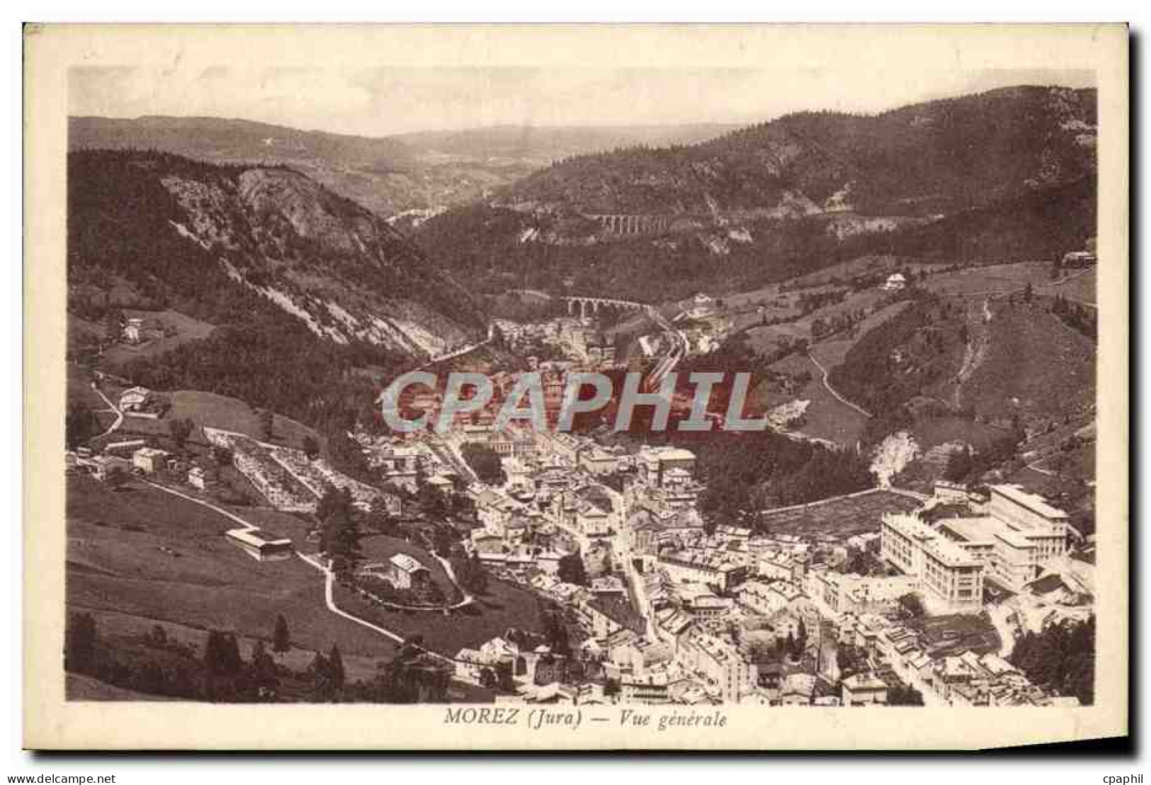 CPA Morez Vue Generale