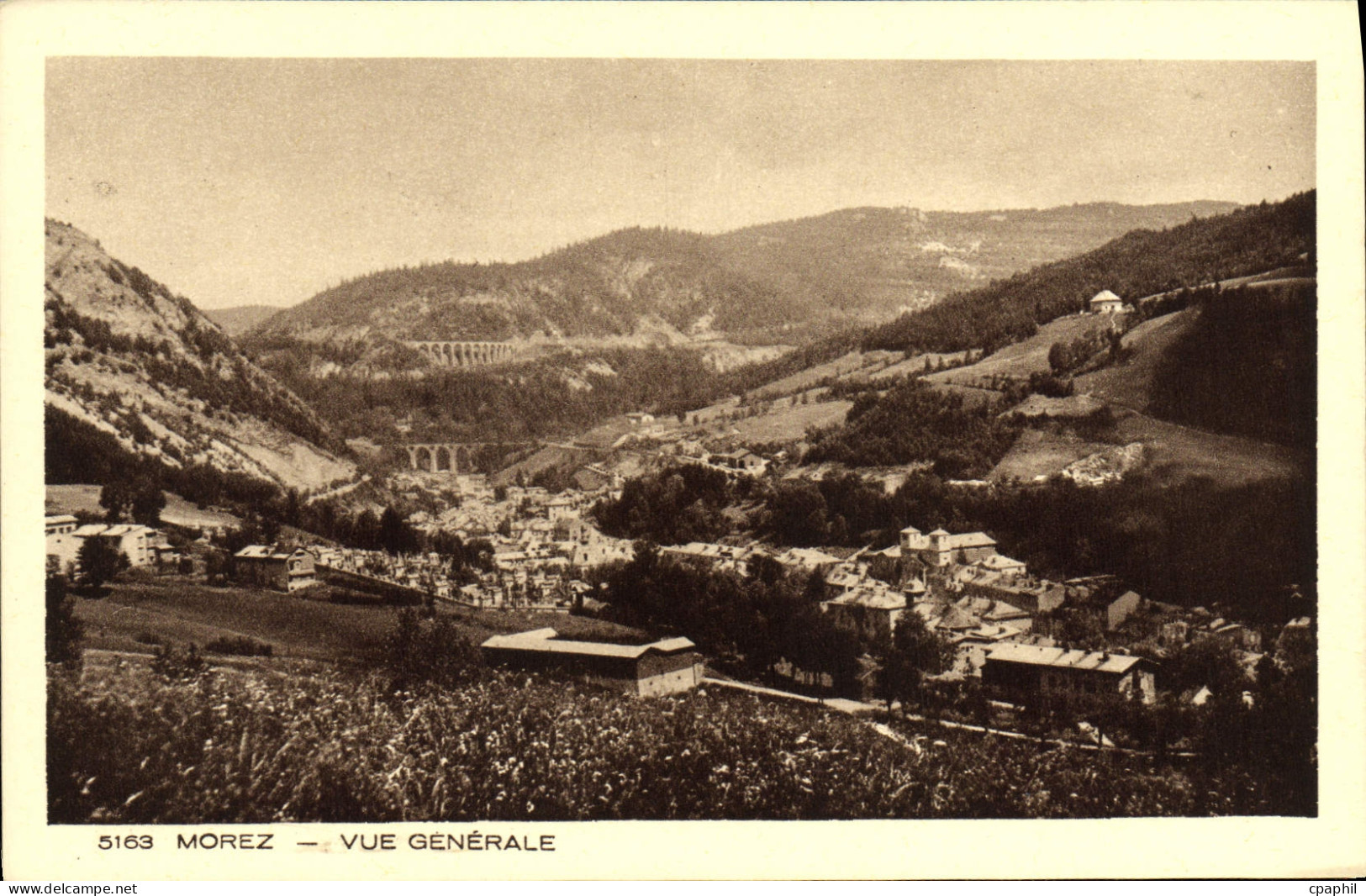 CPA Morez Vue Generale