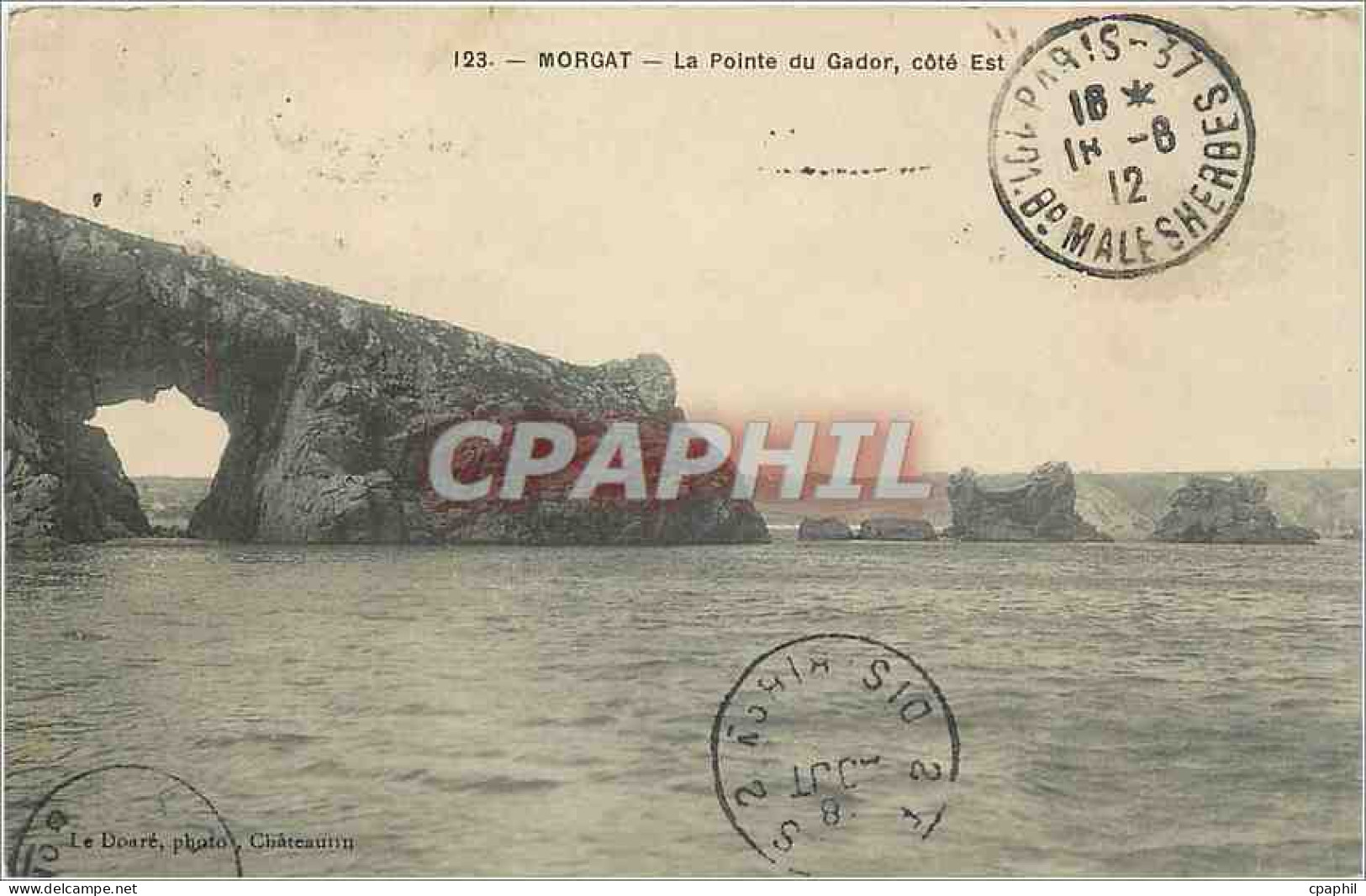 CPA Morgat La Pointe du Gador cote Est