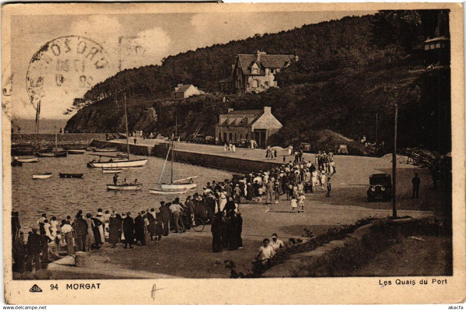 CPA MORGAT - Les Quais du Port (457897)