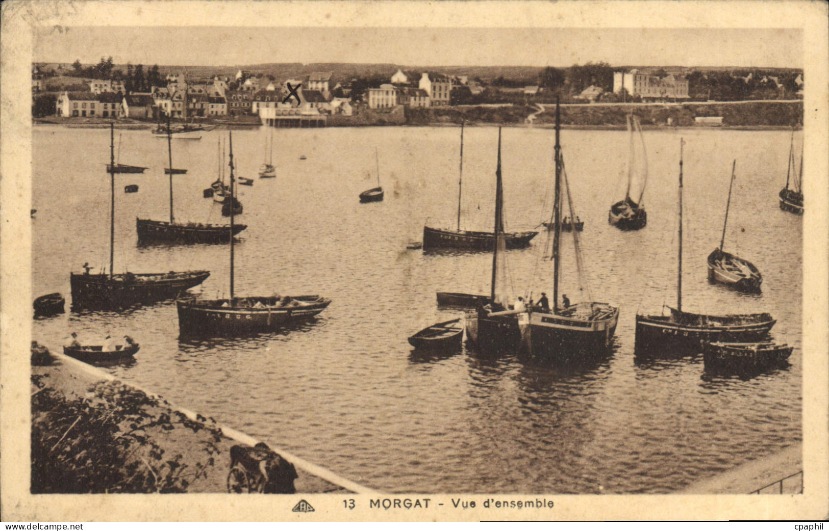 CPA Morgat Vue D'Ensemble