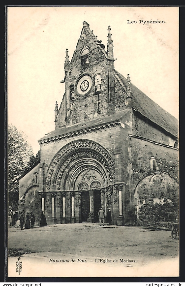 CPA Morlaas, Eglise Ste-Foy