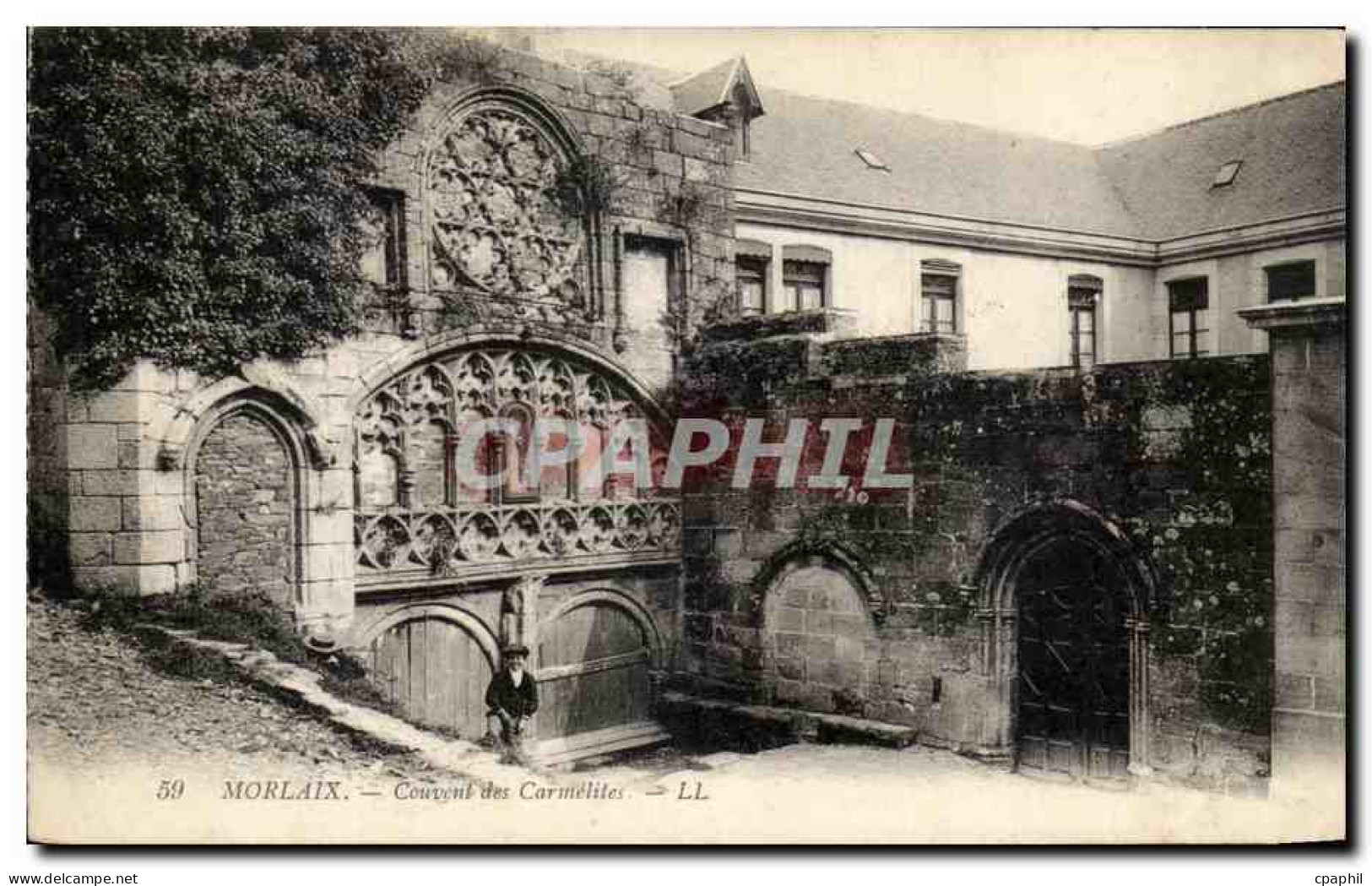 CPA Morlaix Couvent des Carmelites