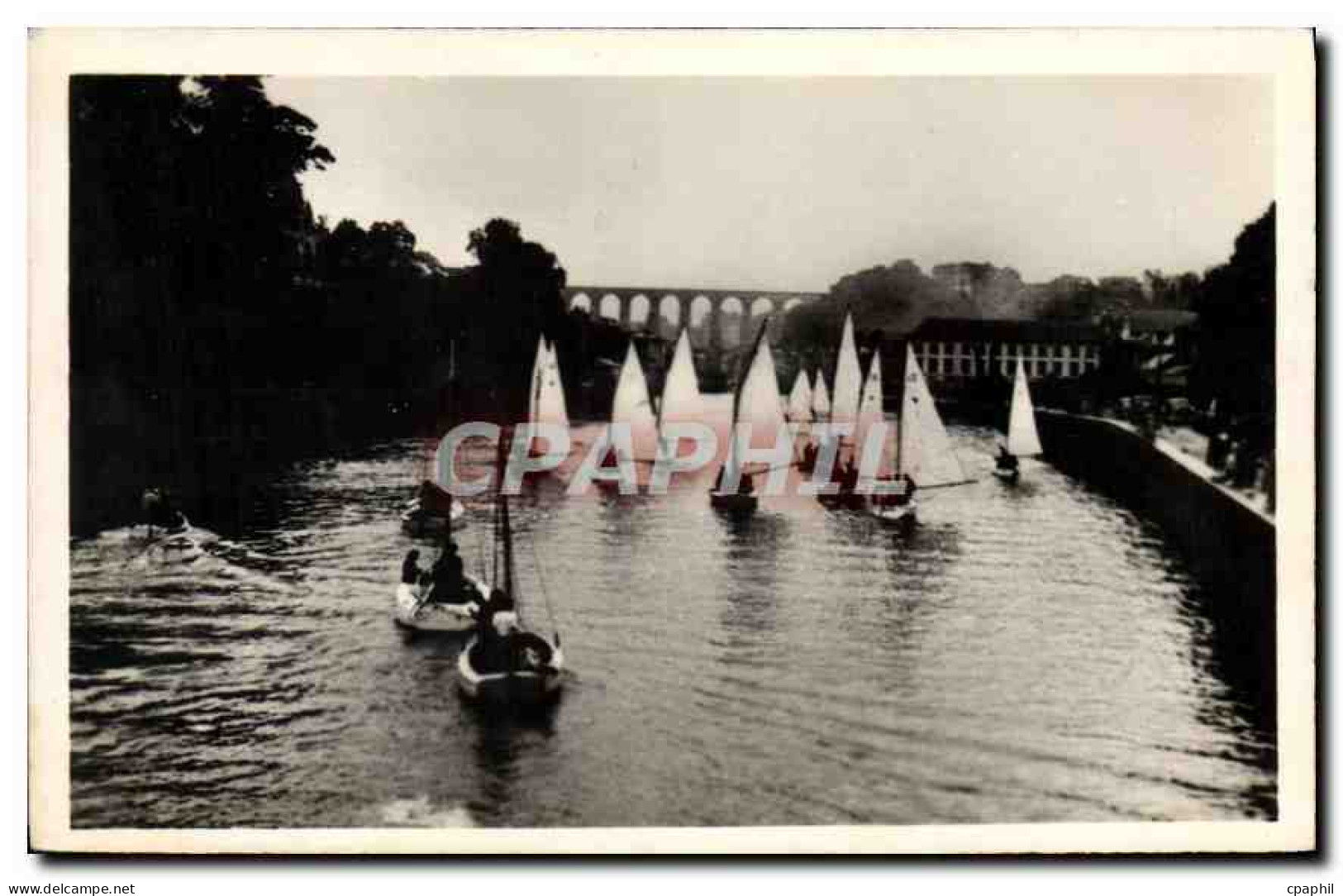 CPA Morlaix Finistere Bateaux