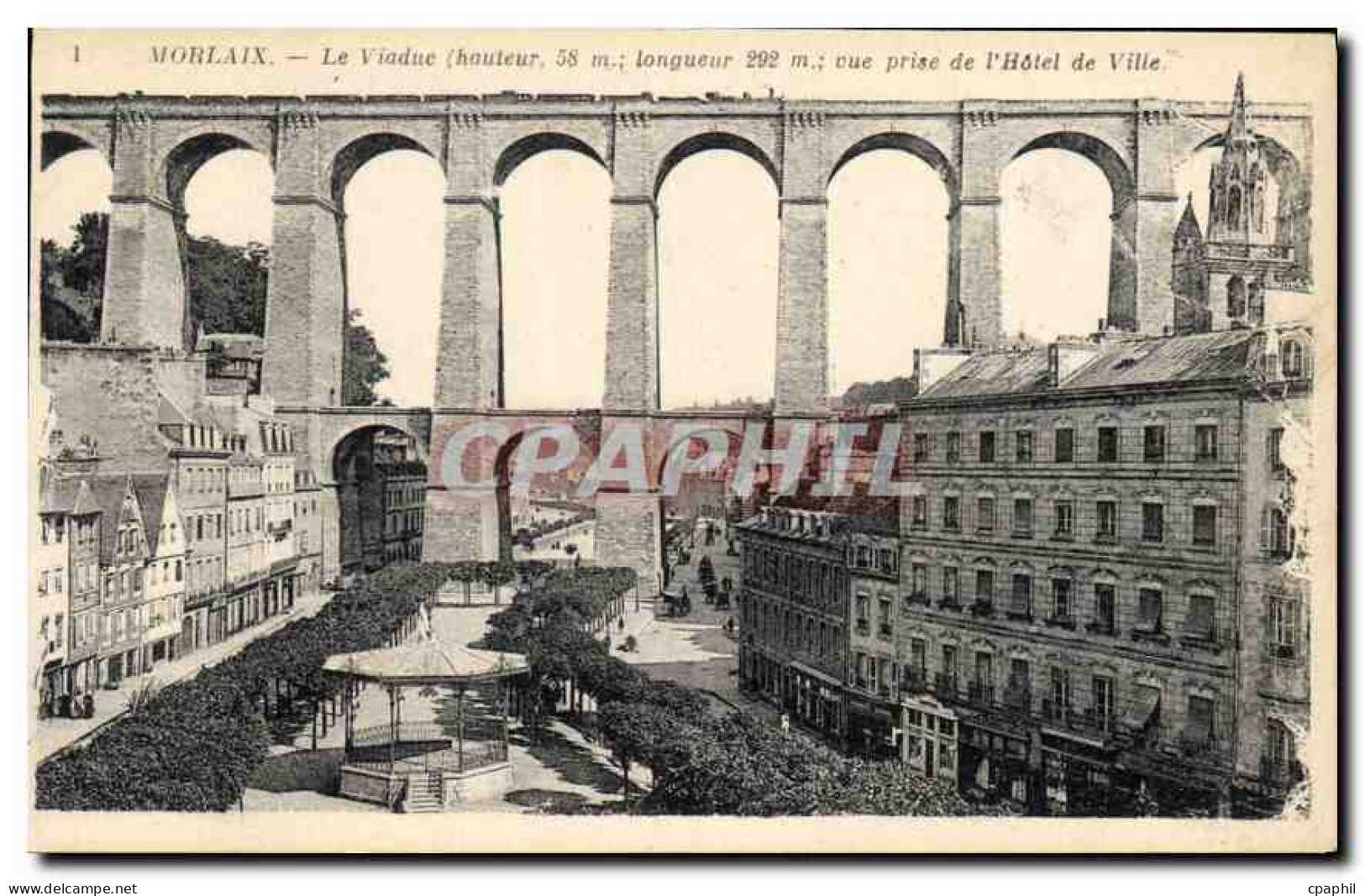 CPA Morlaix le Viaduc