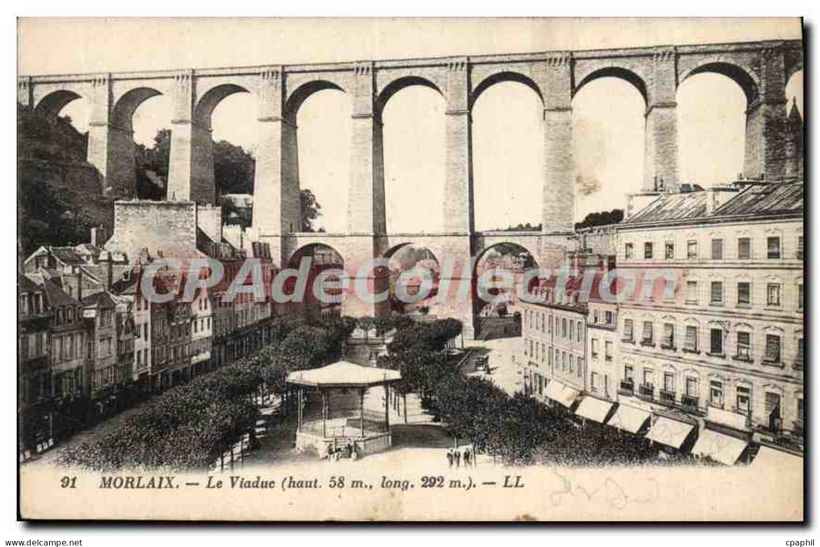 CPA Morlaix le Viaduc