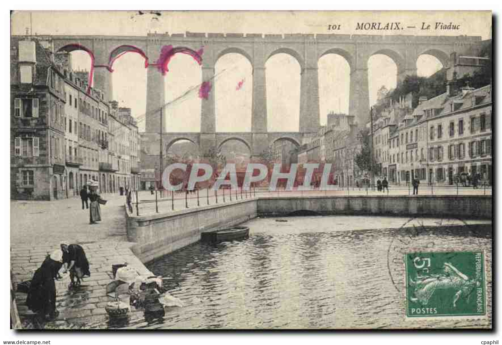 CPA Morlaix Le Viaduc