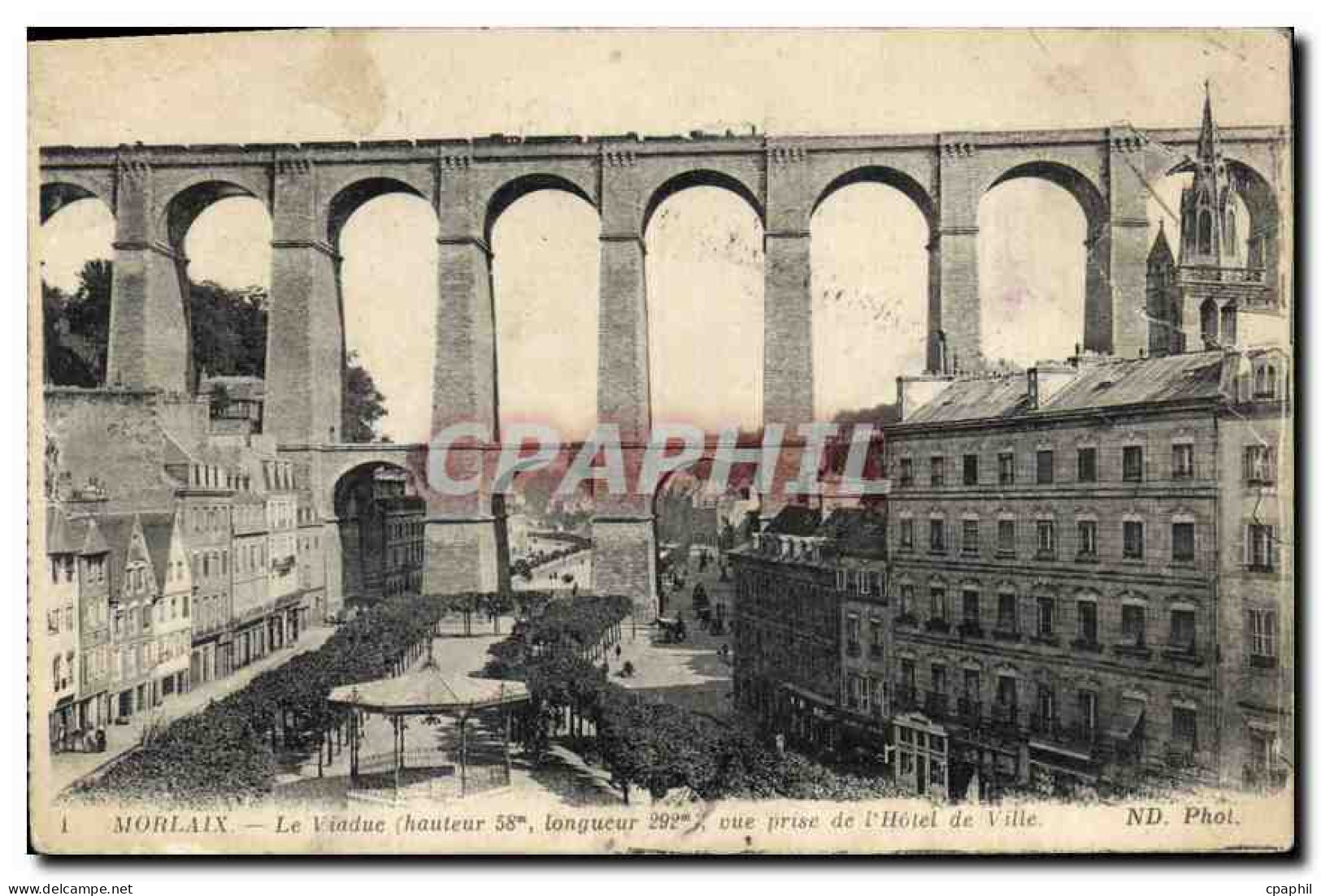 CPA Morlaix Le Viaduc