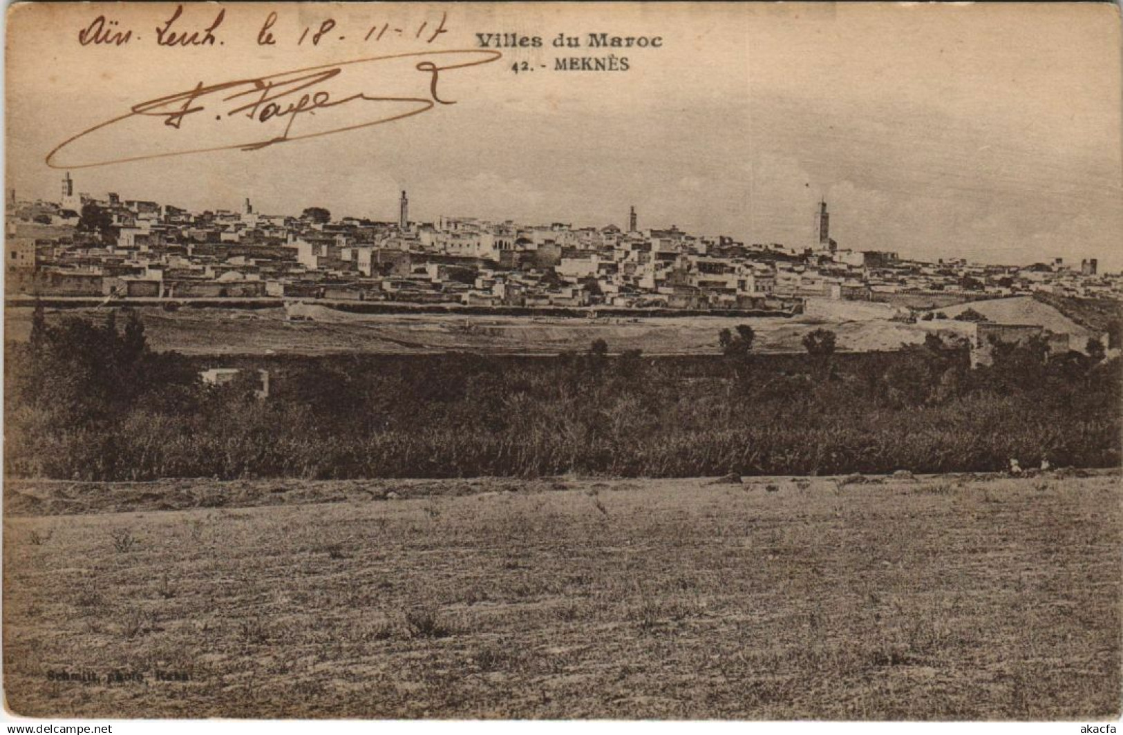 CPA MOROCCO MEKNES Villes (10762)