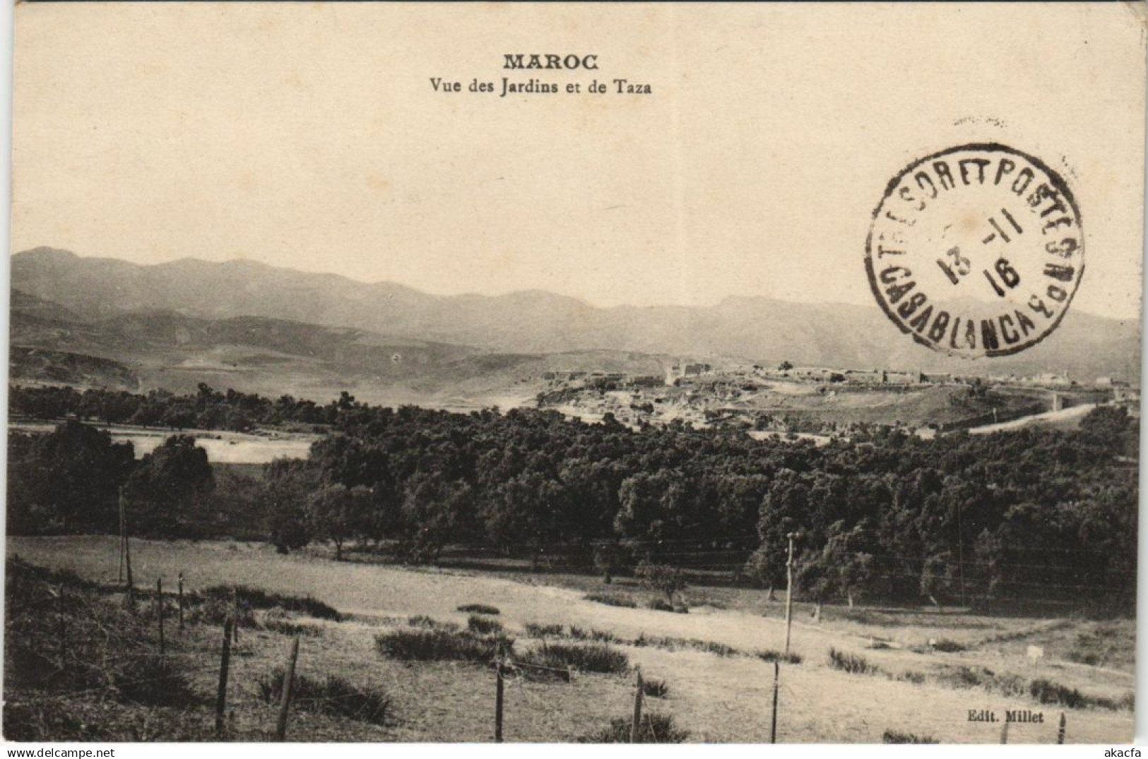 CPA MOROCCO Taza - Vue des Jardins et de Taza (1083450)