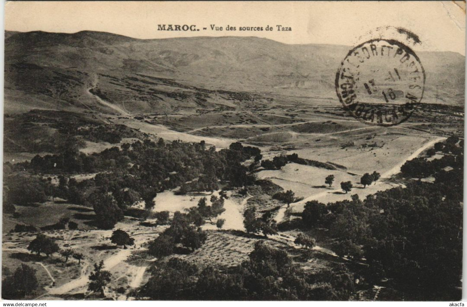 CPA MOROCCO Taza - Vue des Sources de Taza (1083371)