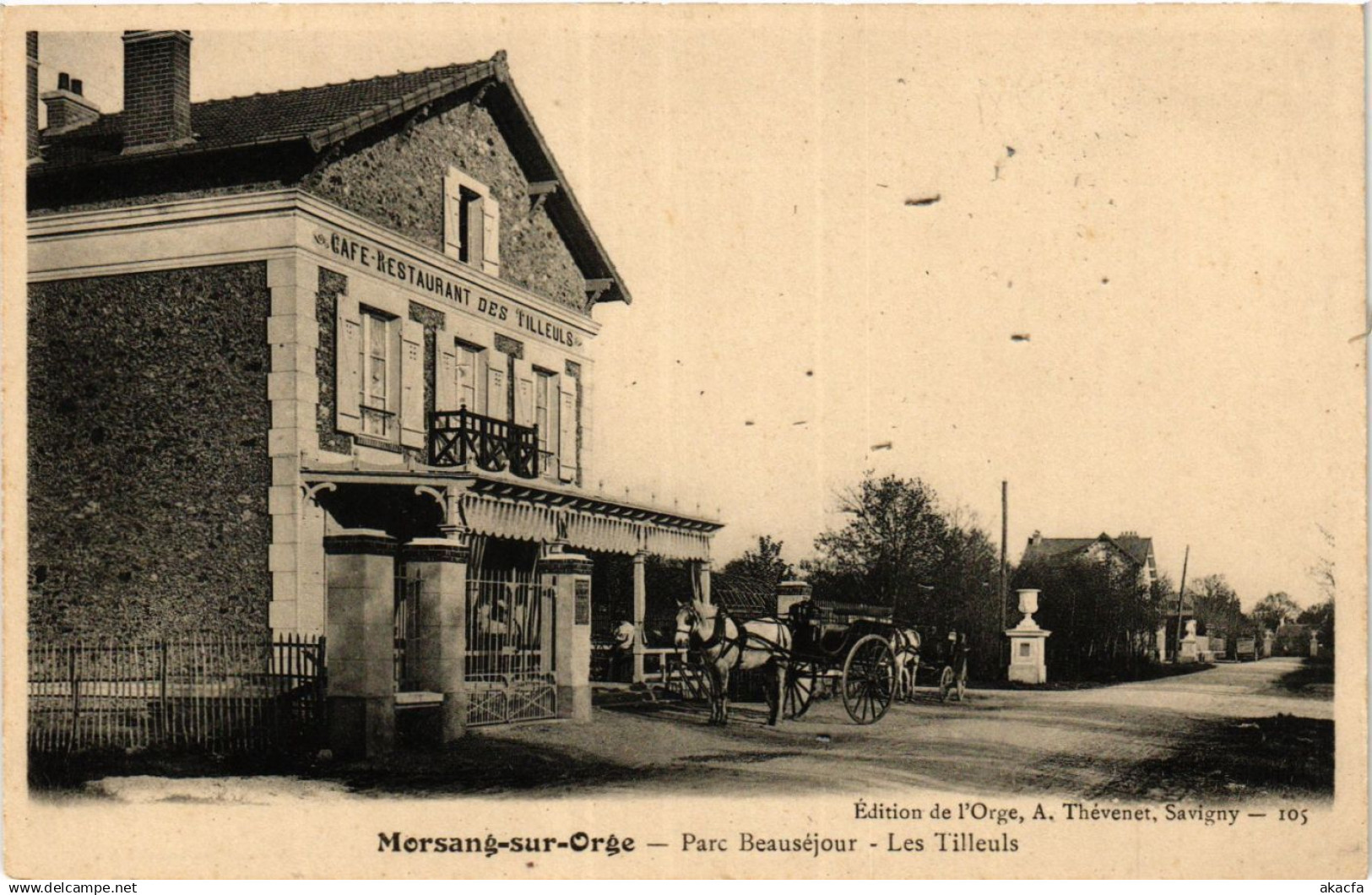 CPA MORSANG-sur-ORGE - Parc Beausejour - Les Tilleuls (385147)