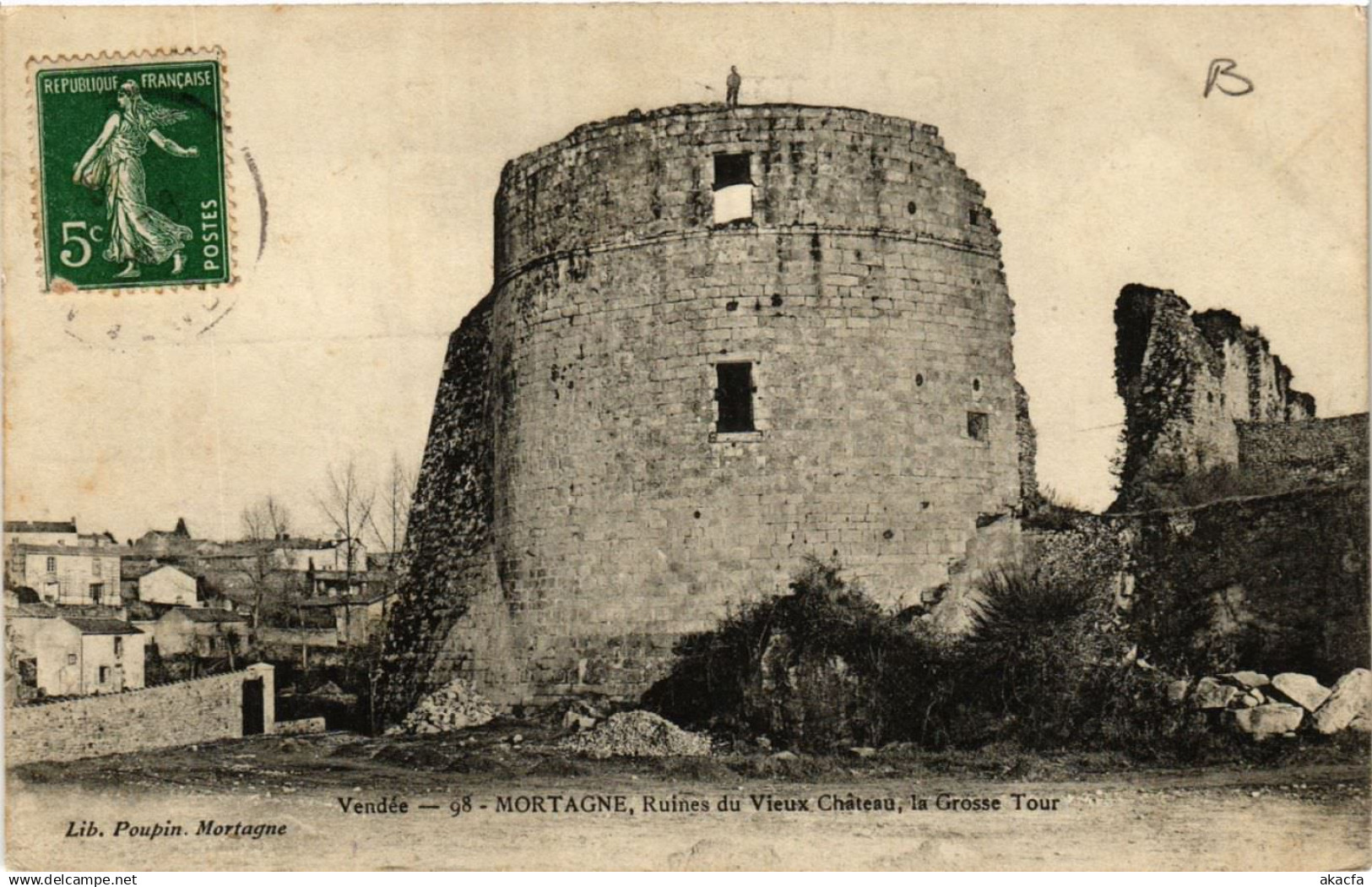 CPA MORTAGNE-sur-SEVRE - Ruines du Vieux Chateau - La Grosse Tour (637348)