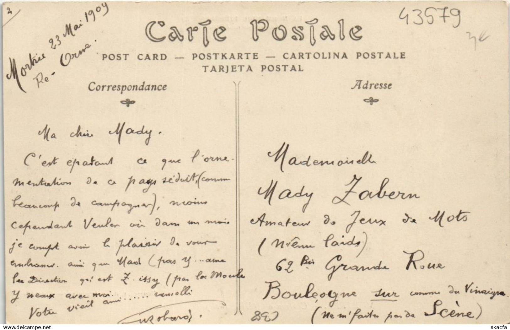 CPA Mortrée-Cháteau (43579)