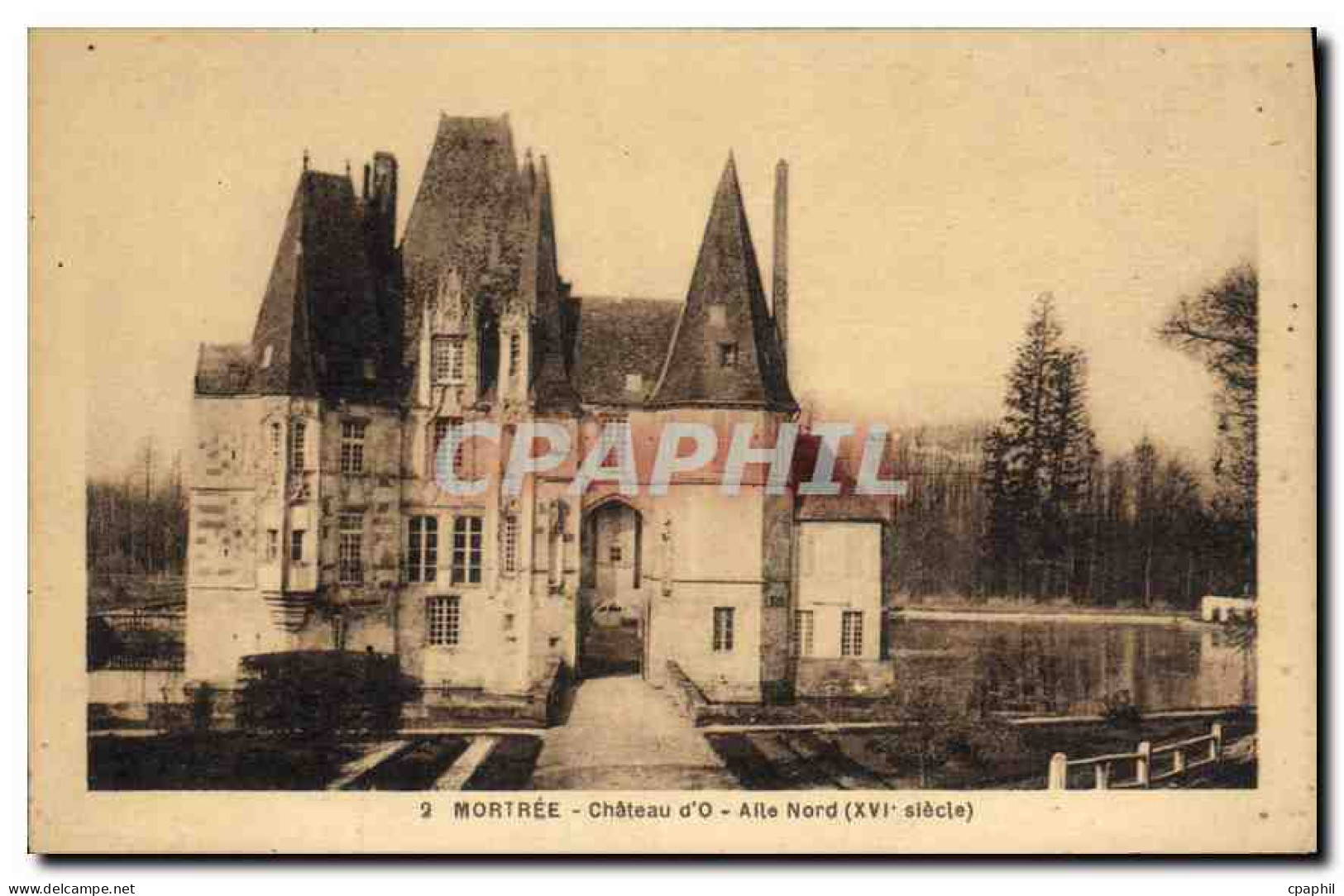 CPA Mortree Chateau d'O Allee Nord