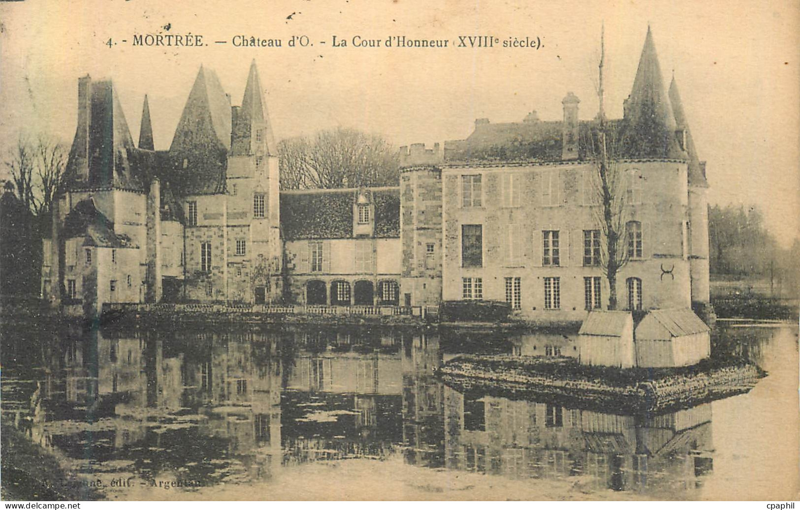 CPA Mortree Chateau d'O La Cour d'Honneur XVIIIe Siecle