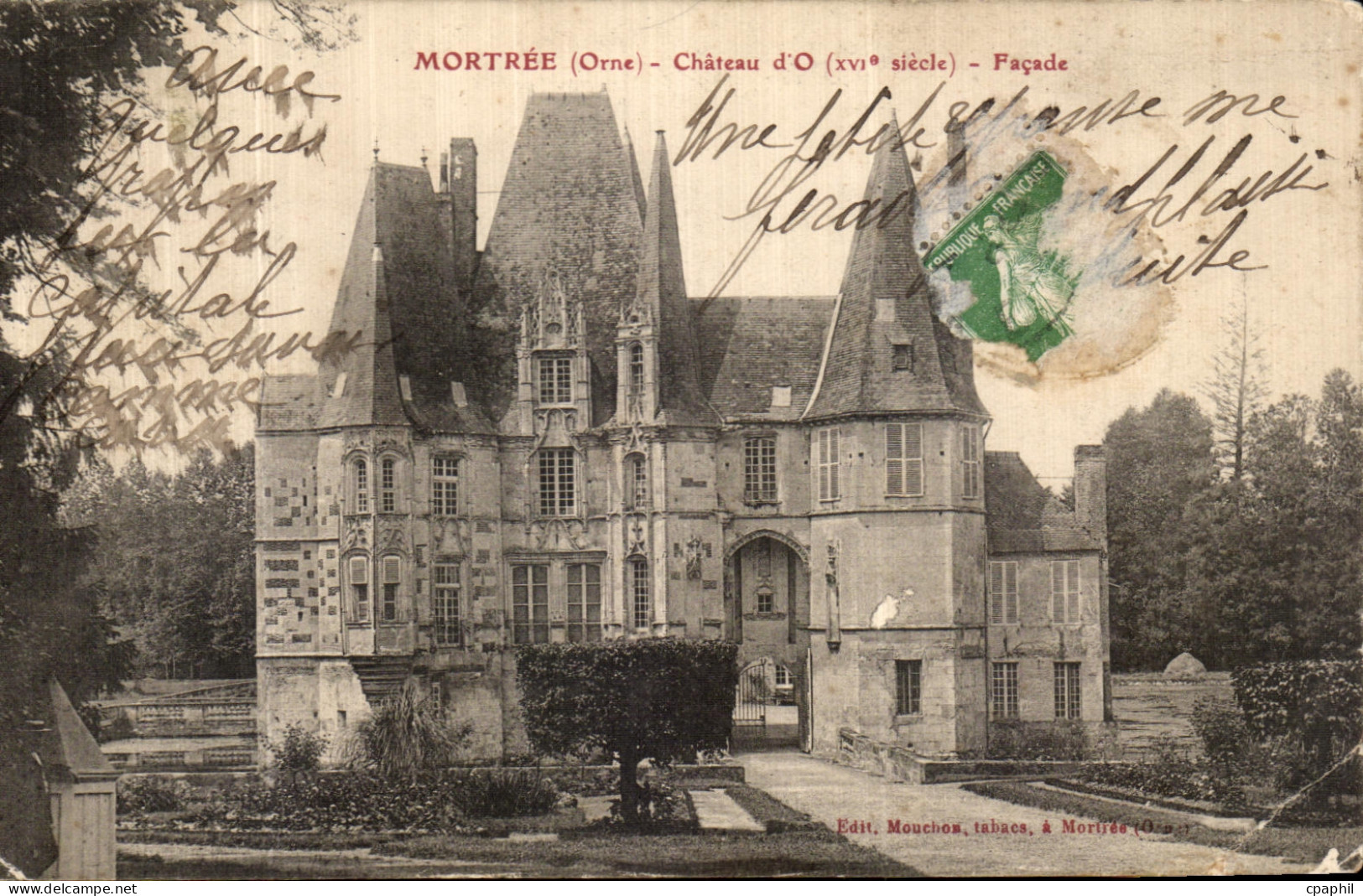 CPA Mortree Chateau Facade