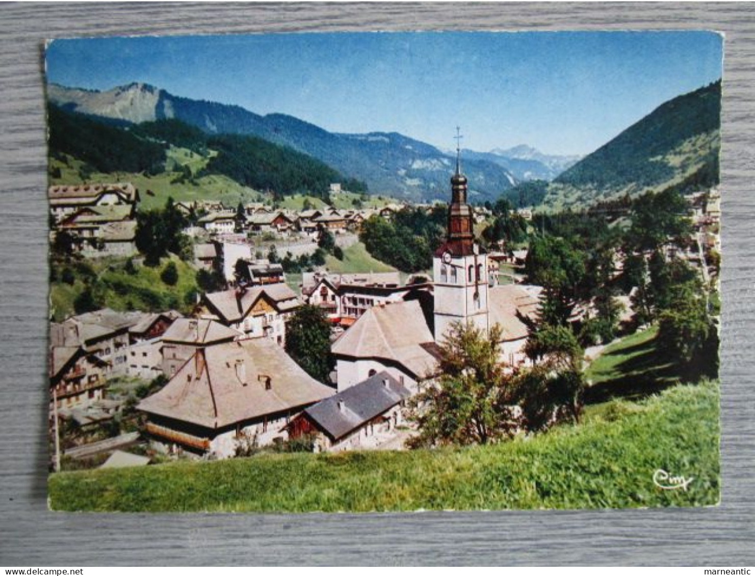 Cpa Morzine (74) vue générale