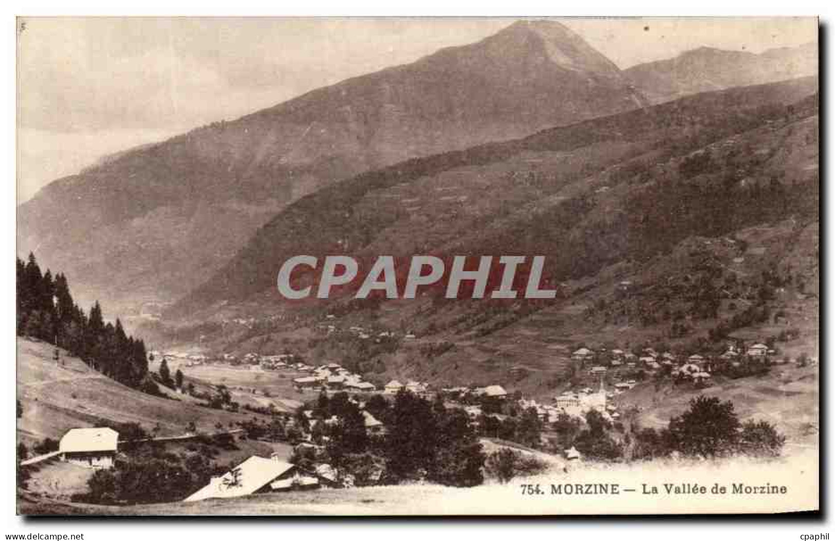 CPA Morzine La Vallee de Morzine