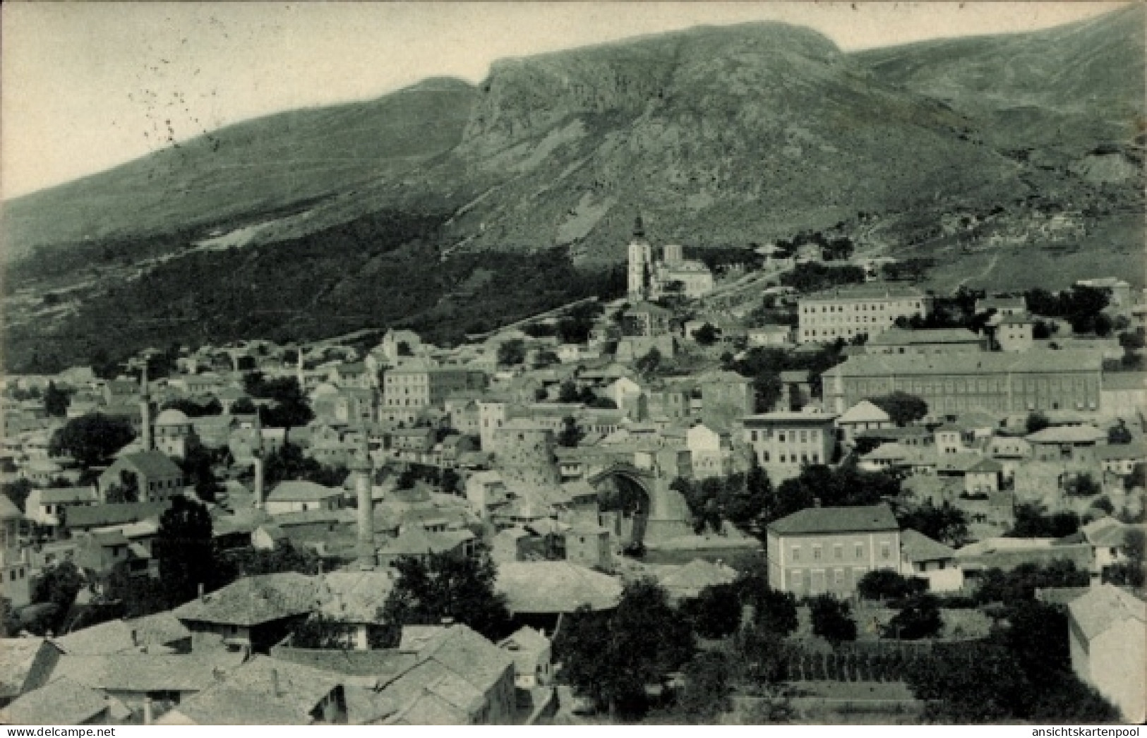 CPA Mostar Bosnien Herzegowina, Gesamtansicht