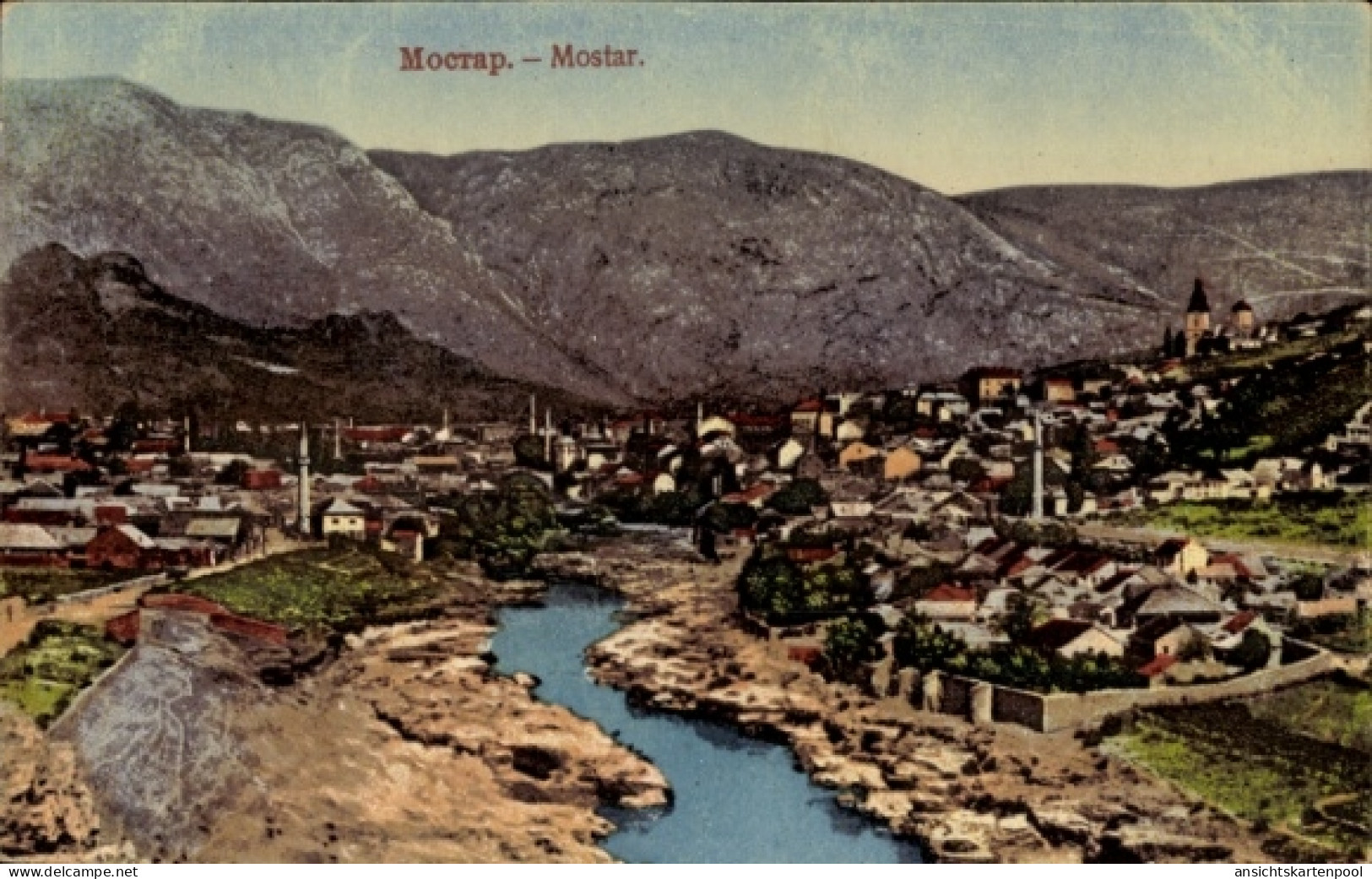 CPA Mostar Bosnien Herzegowina, Panorama