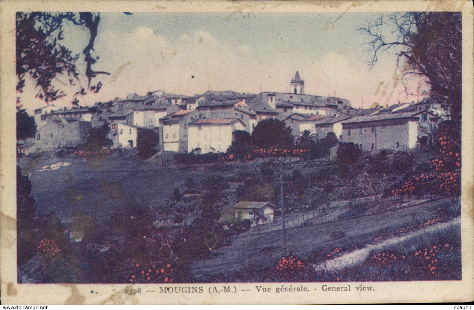CPA Mougins vue generale