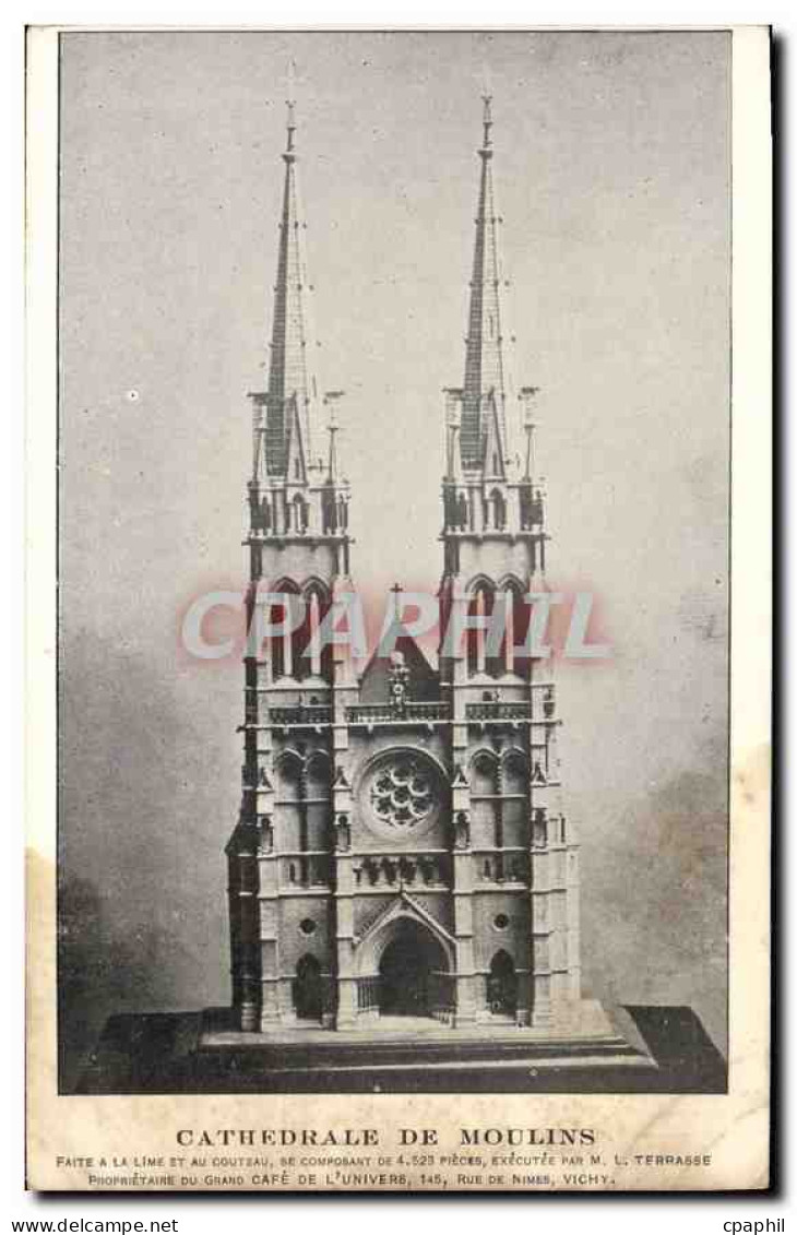 CPA Moulins Cathedrale
