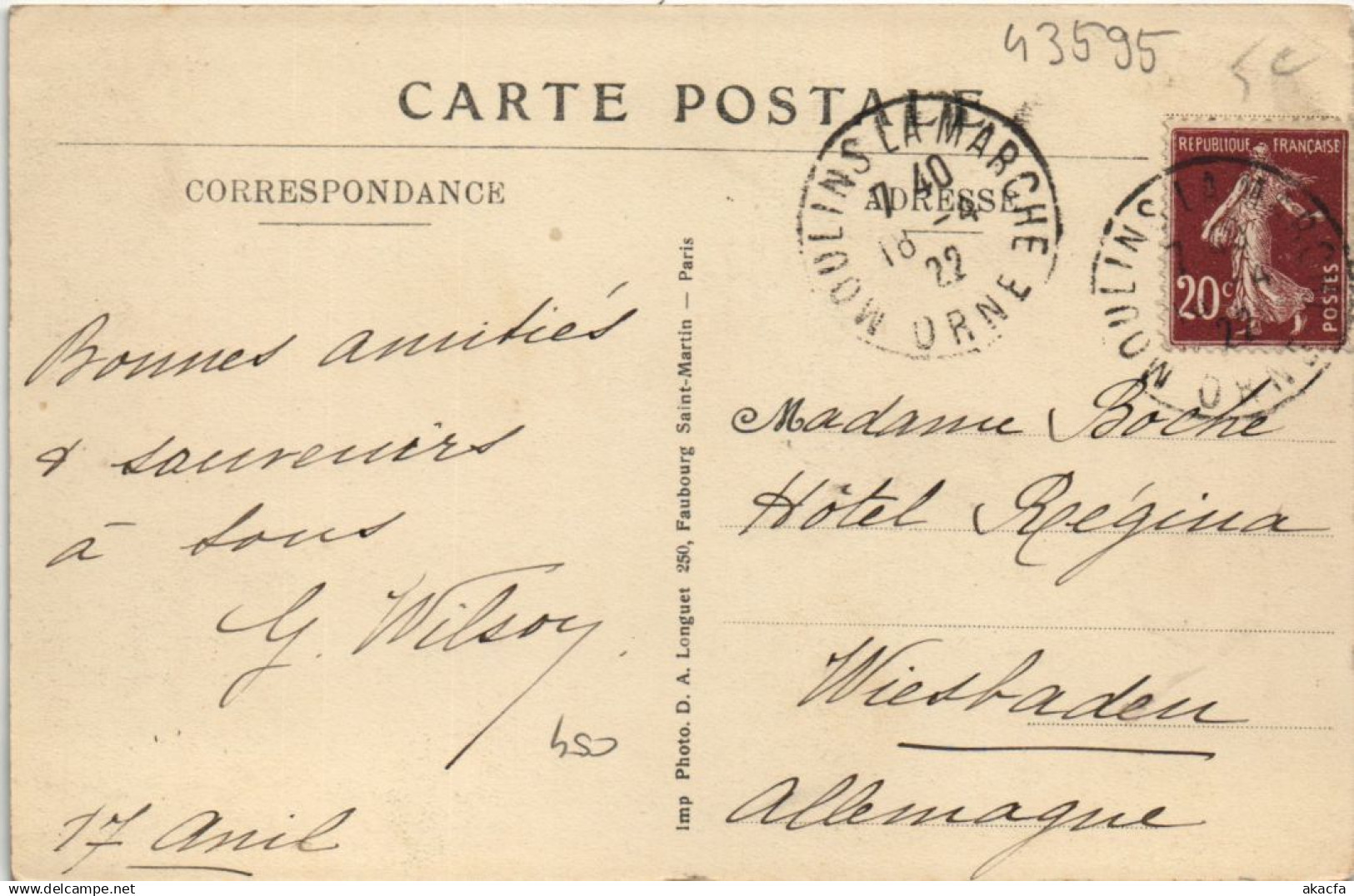 CPA MOULINS-la-MARCHE-La Butte et entrée du Bourg (43595)