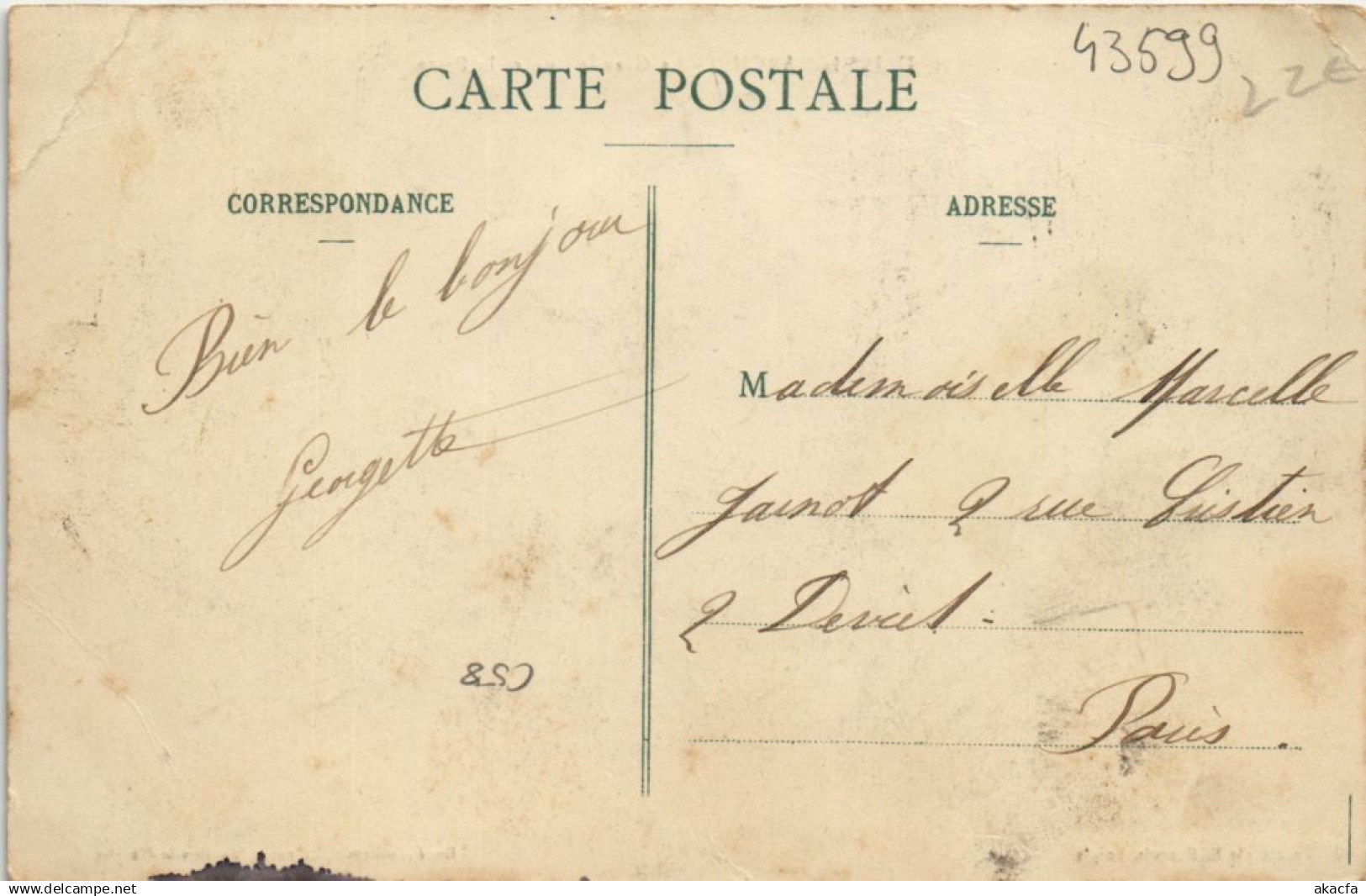 CPA MOULINS-la-MARCHE-La Grande-Rue et la Poste (43599)