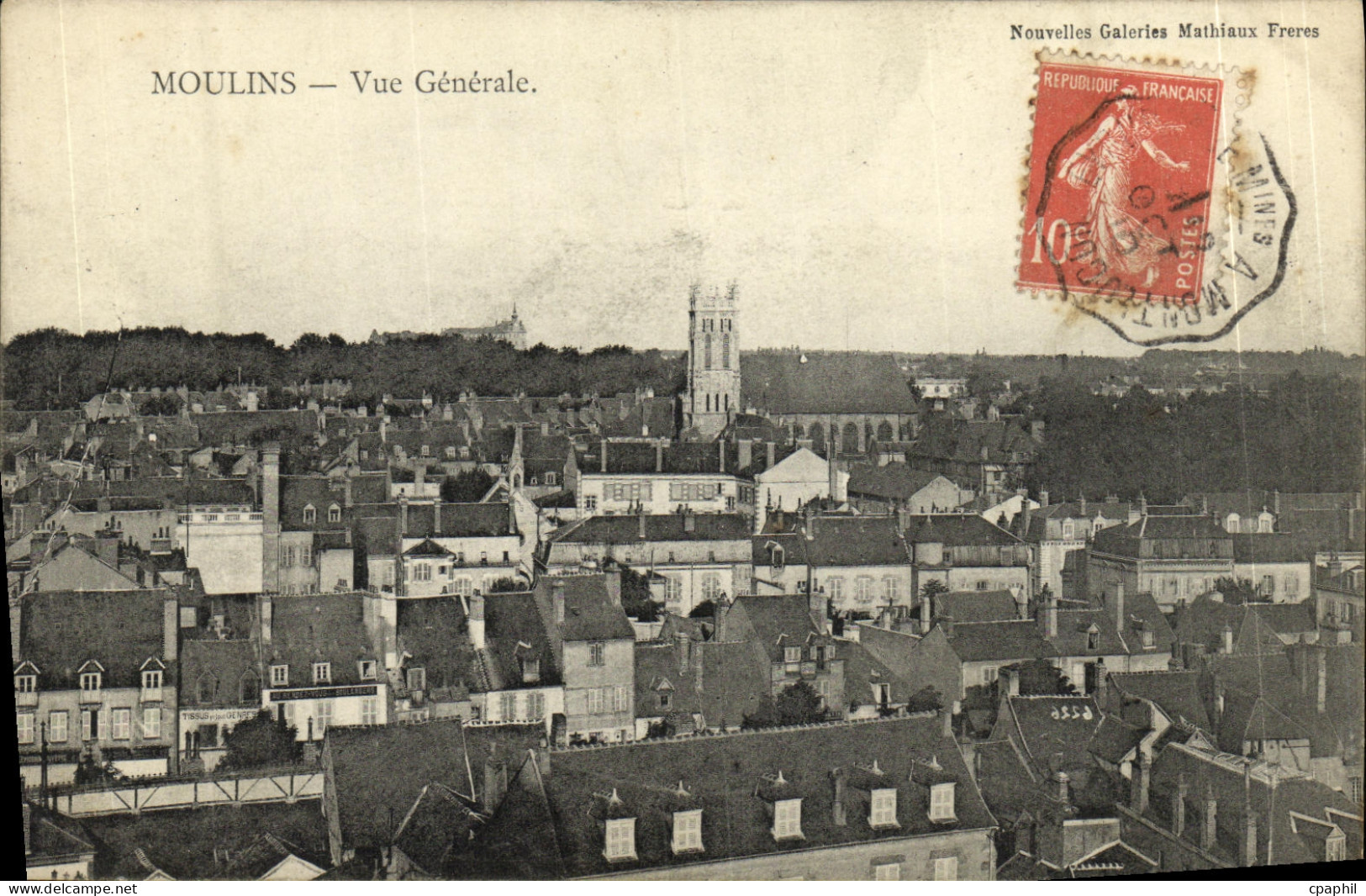CPA Moulins Vue Generale