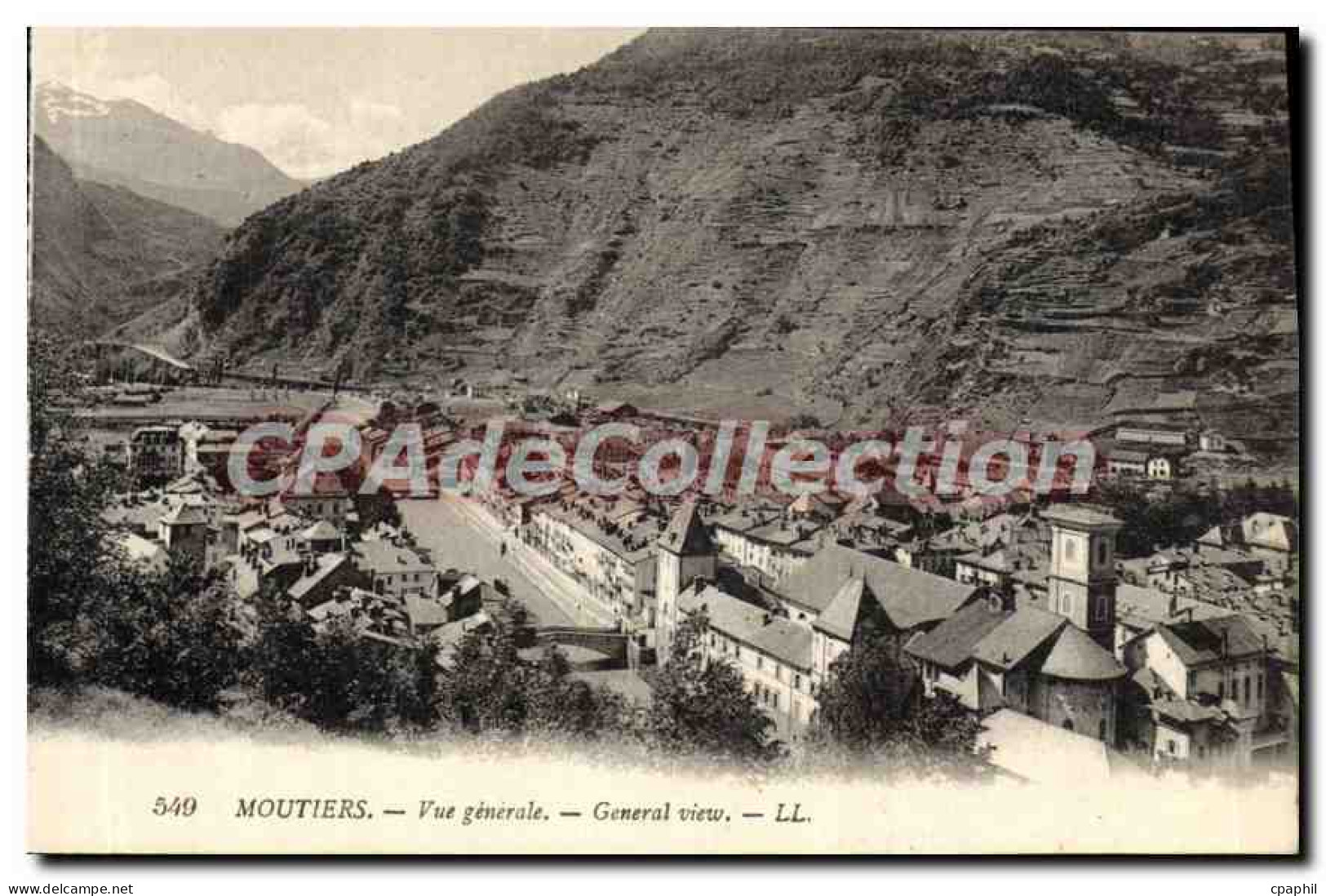 CPA Moutiers vue generale