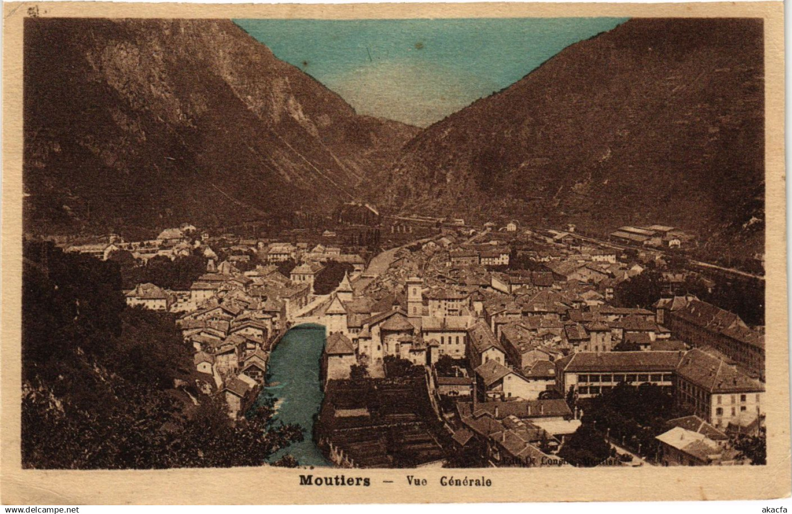CPA MOUTIERS - Vue generale (713293)