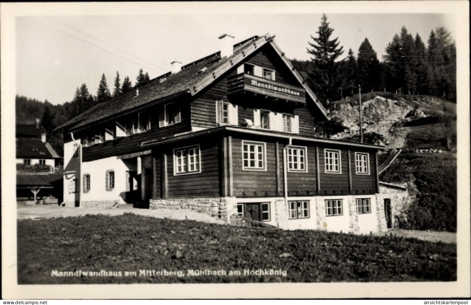 CPA Mühlbach am Hochkönig in Salzburg, Manndlwandhaus am Mitterberg