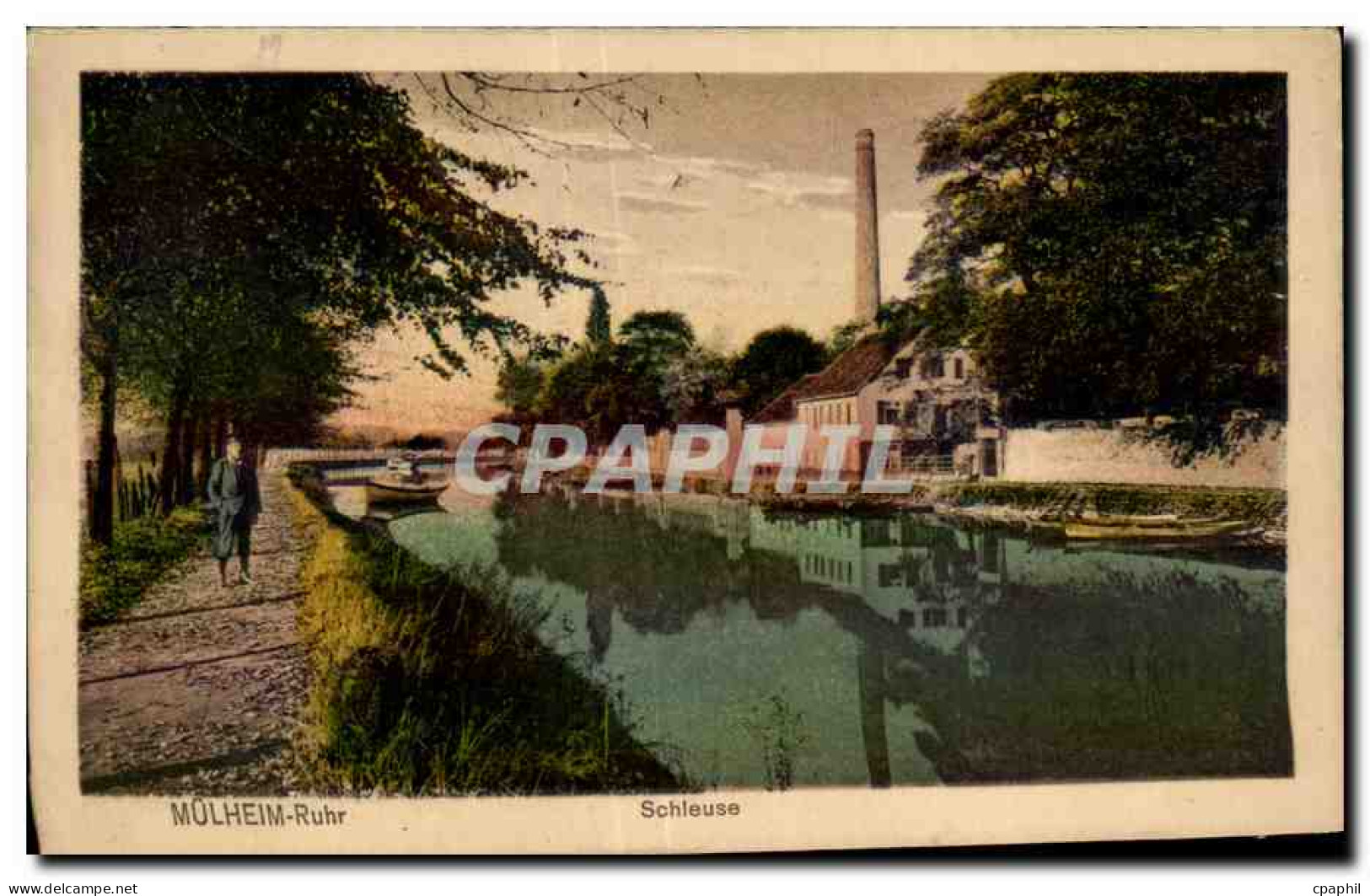 CPA Mulheim Ruhr Schleuse