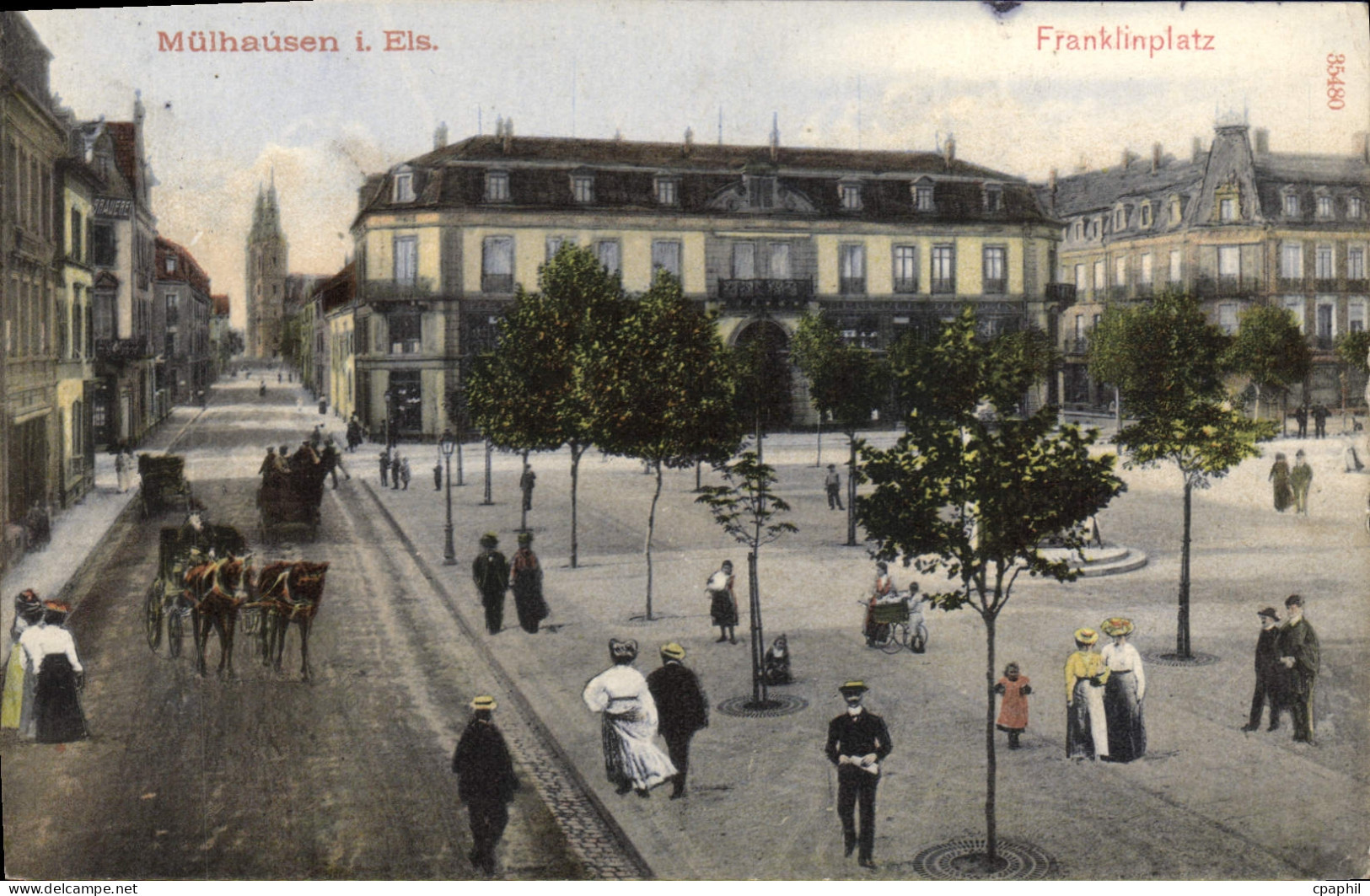 CPA Mulhouse Franklinplatz