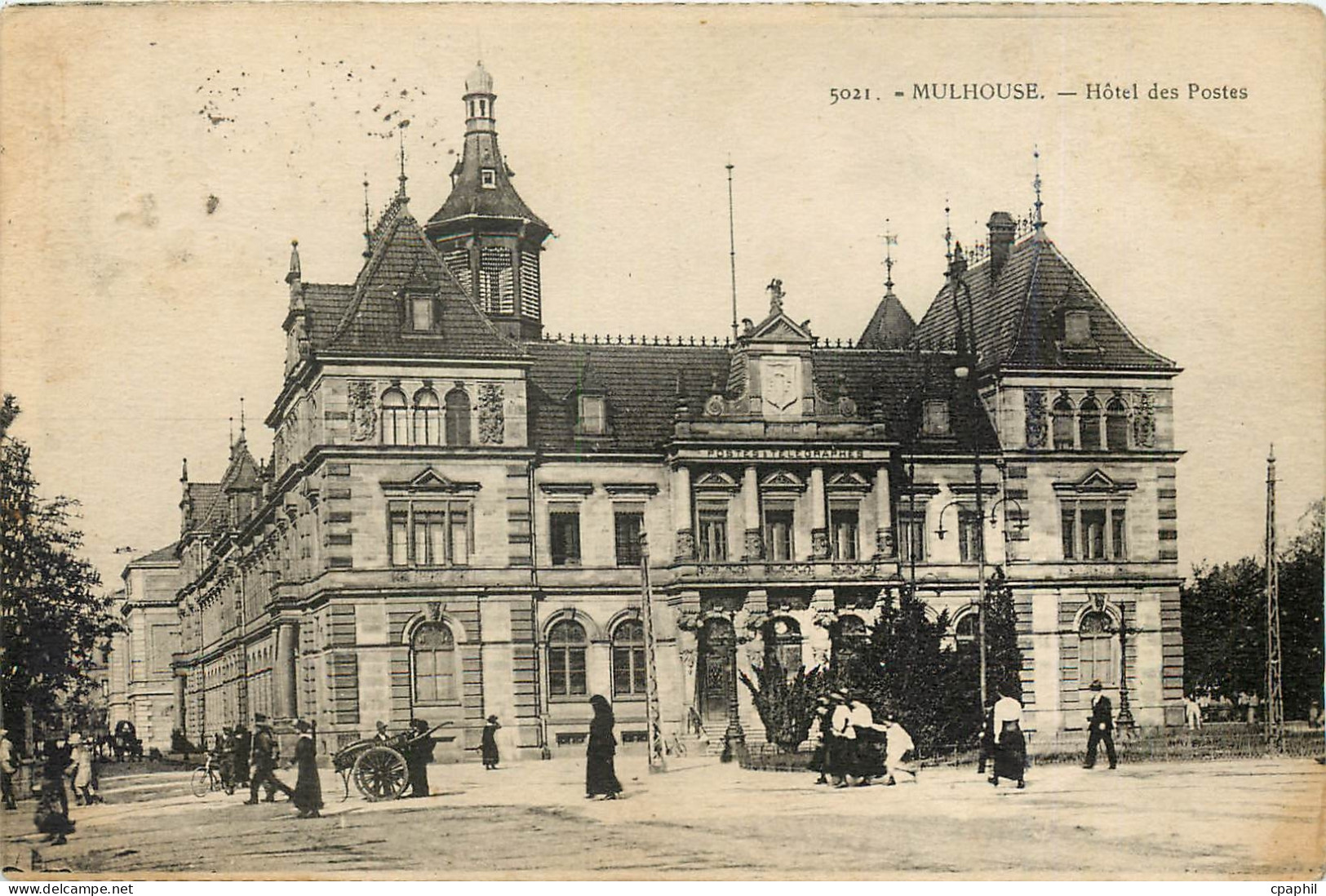 CPA Mulhouse Hotel des Postes
