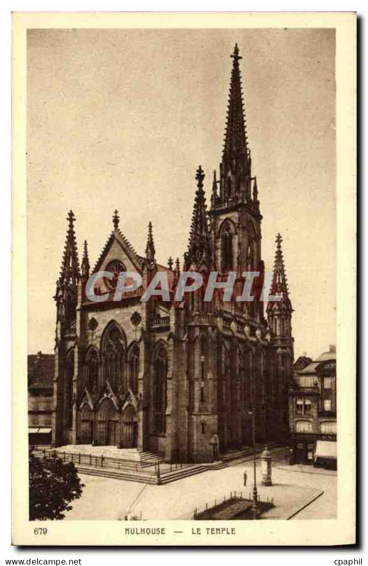CPA Mulhouse Le Temple