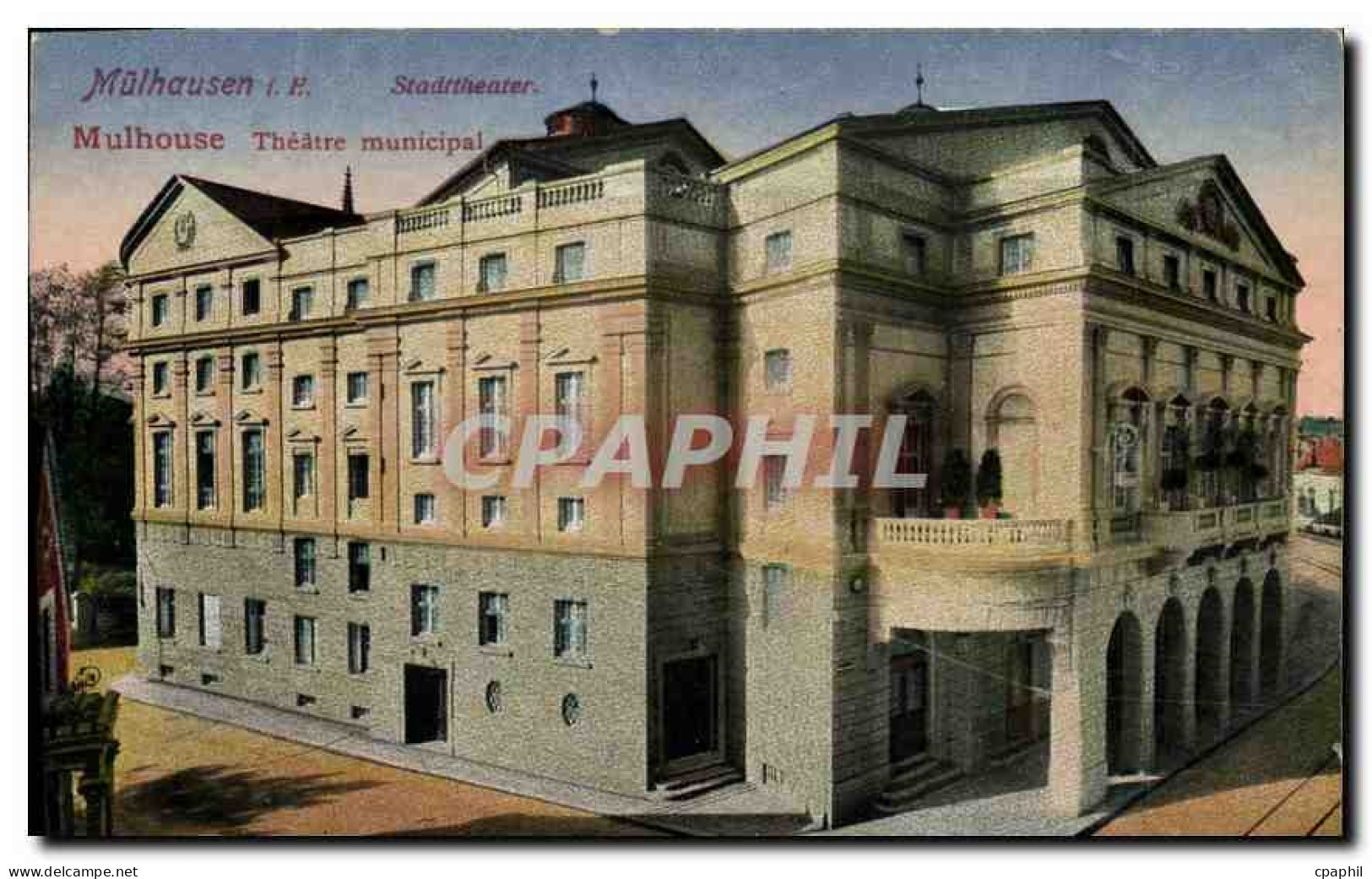 CPA Mulhouse Theatre Municipal
